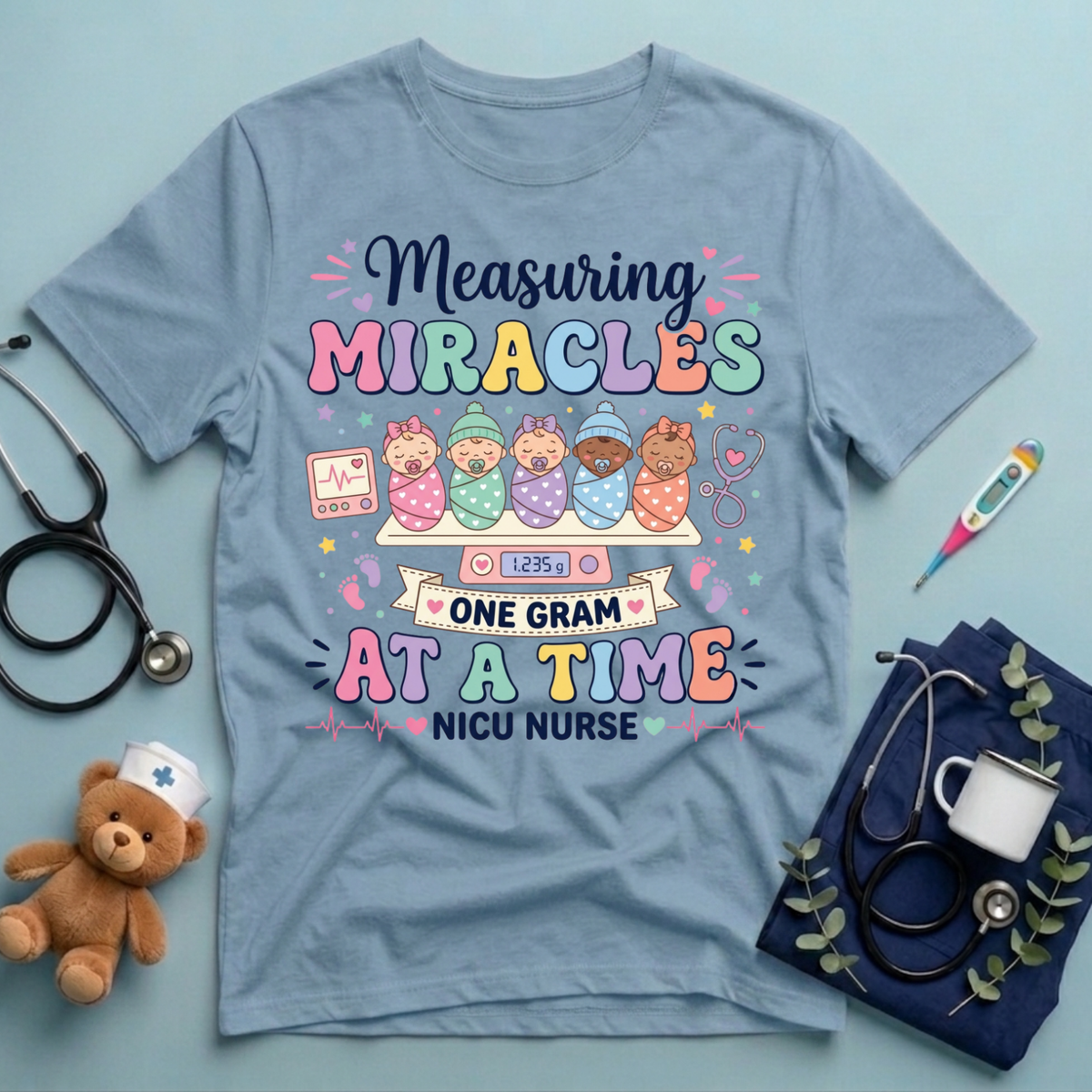 Measuring Miracles One Gram T-Shirt