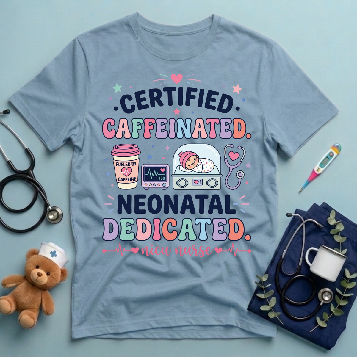 Coffee NICU Nurse T-Shirt