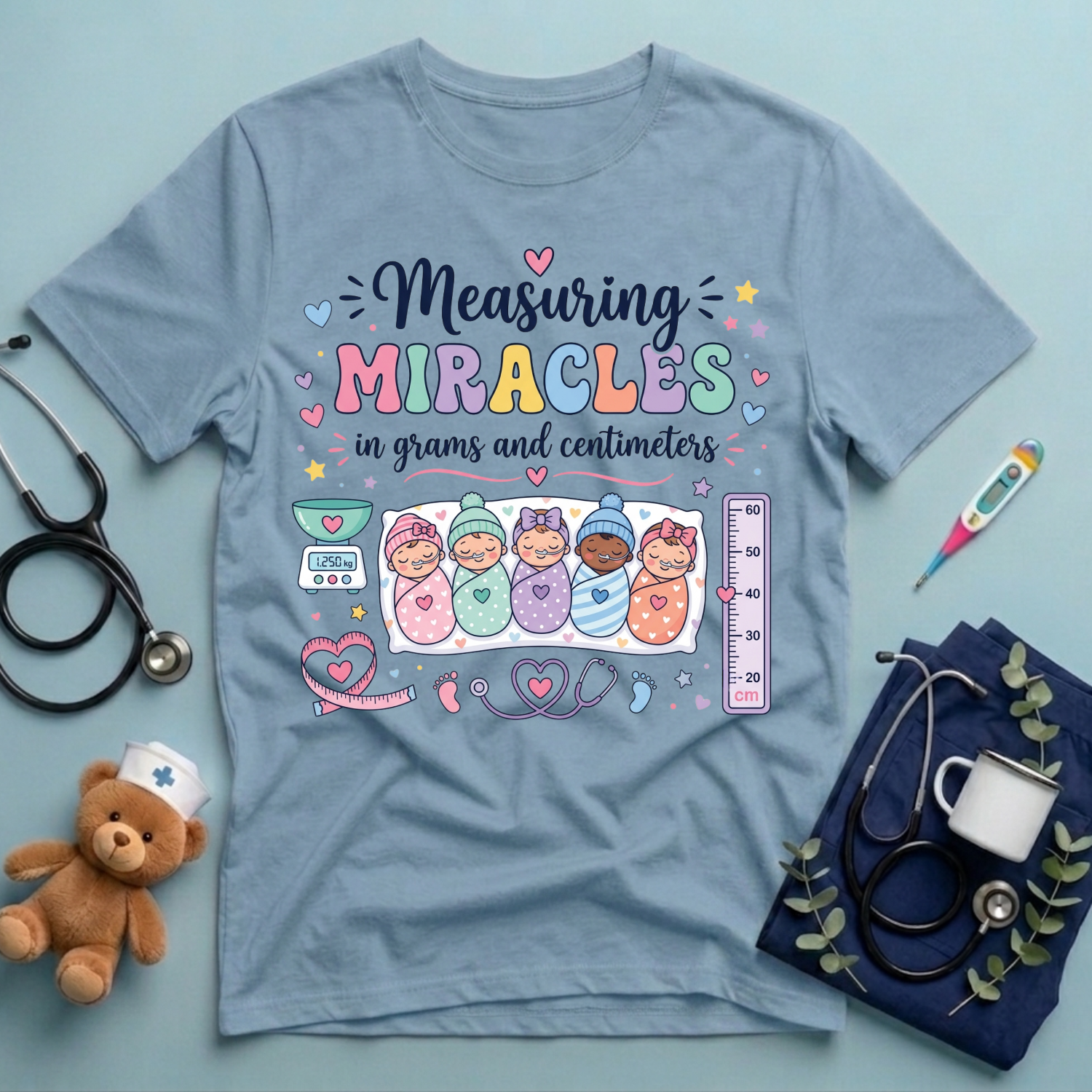 Measuring miracles in grams T-Shirt