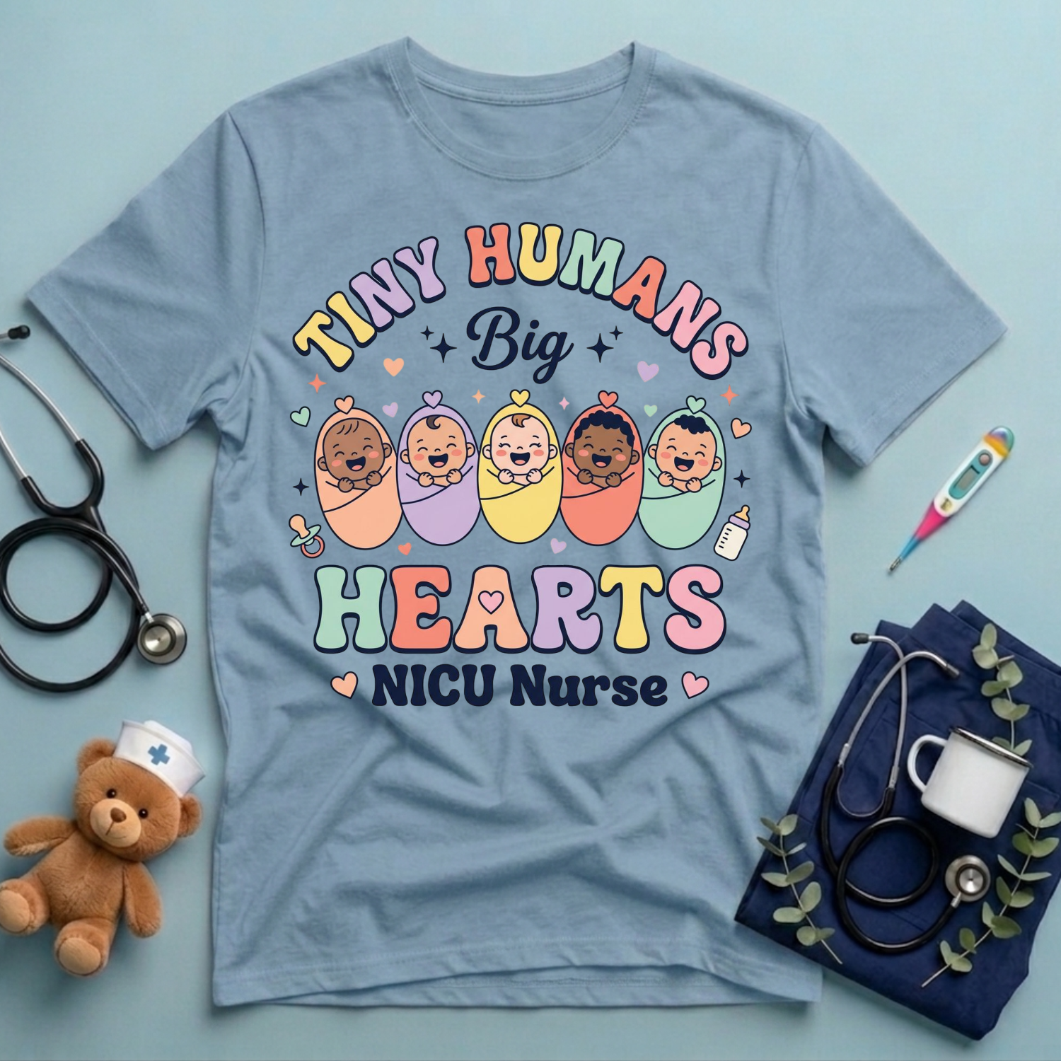 Tiny humans big hearts T-Shirt