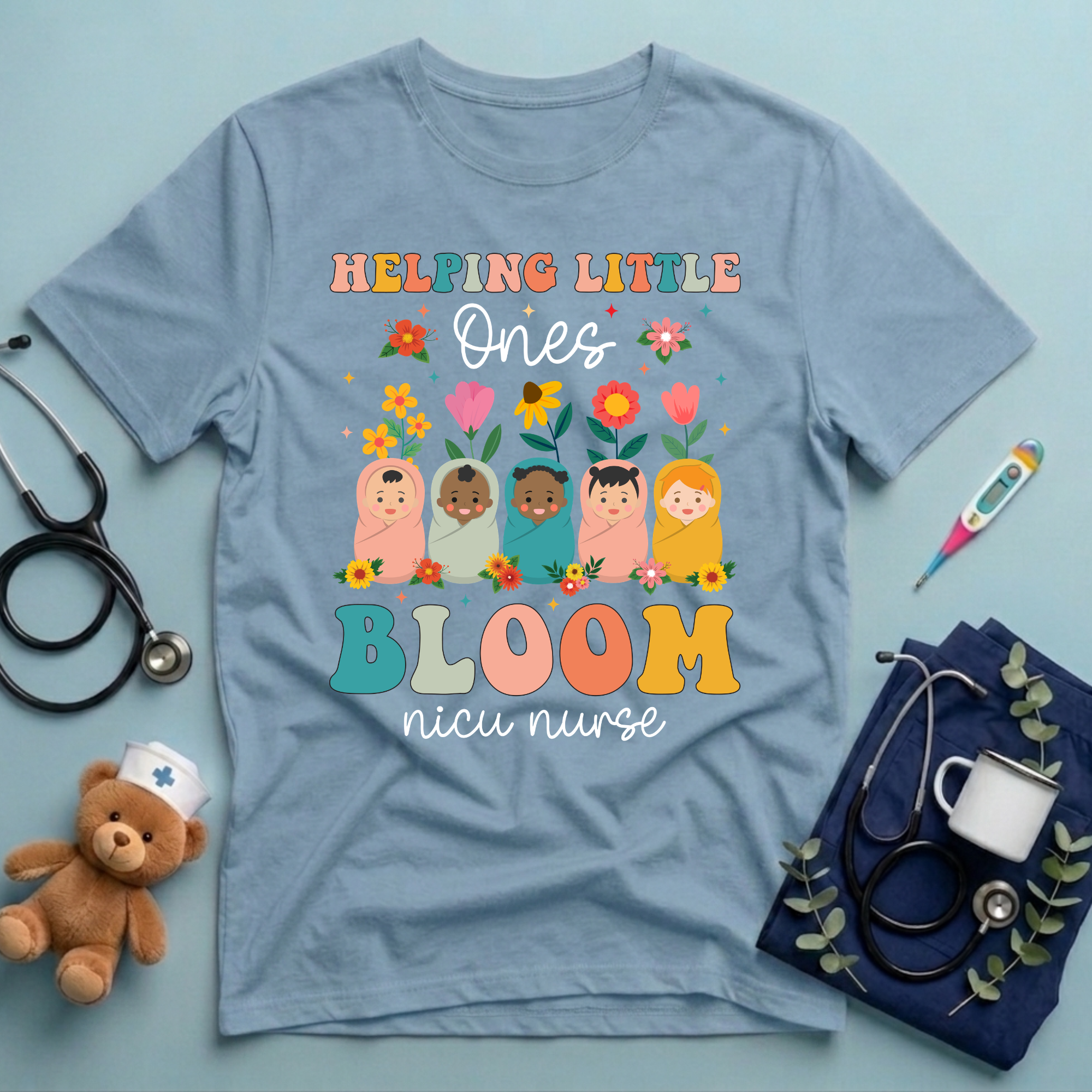 Helping Little Ones Bloom NICU T-shirt