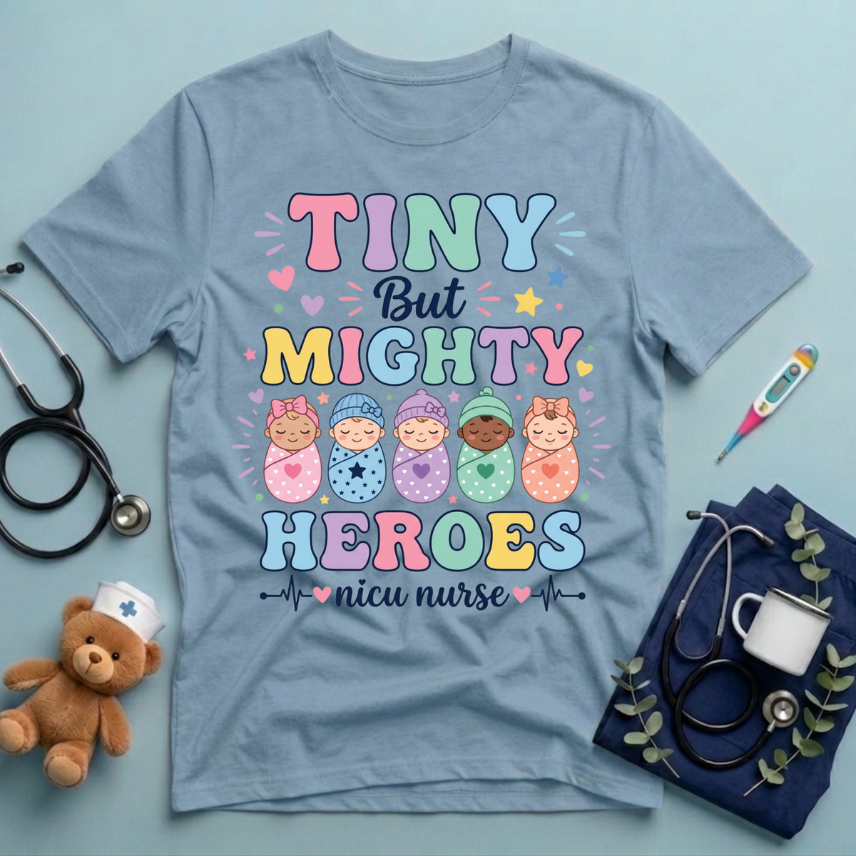 Tiny But Mighty Heroes T-Shirt