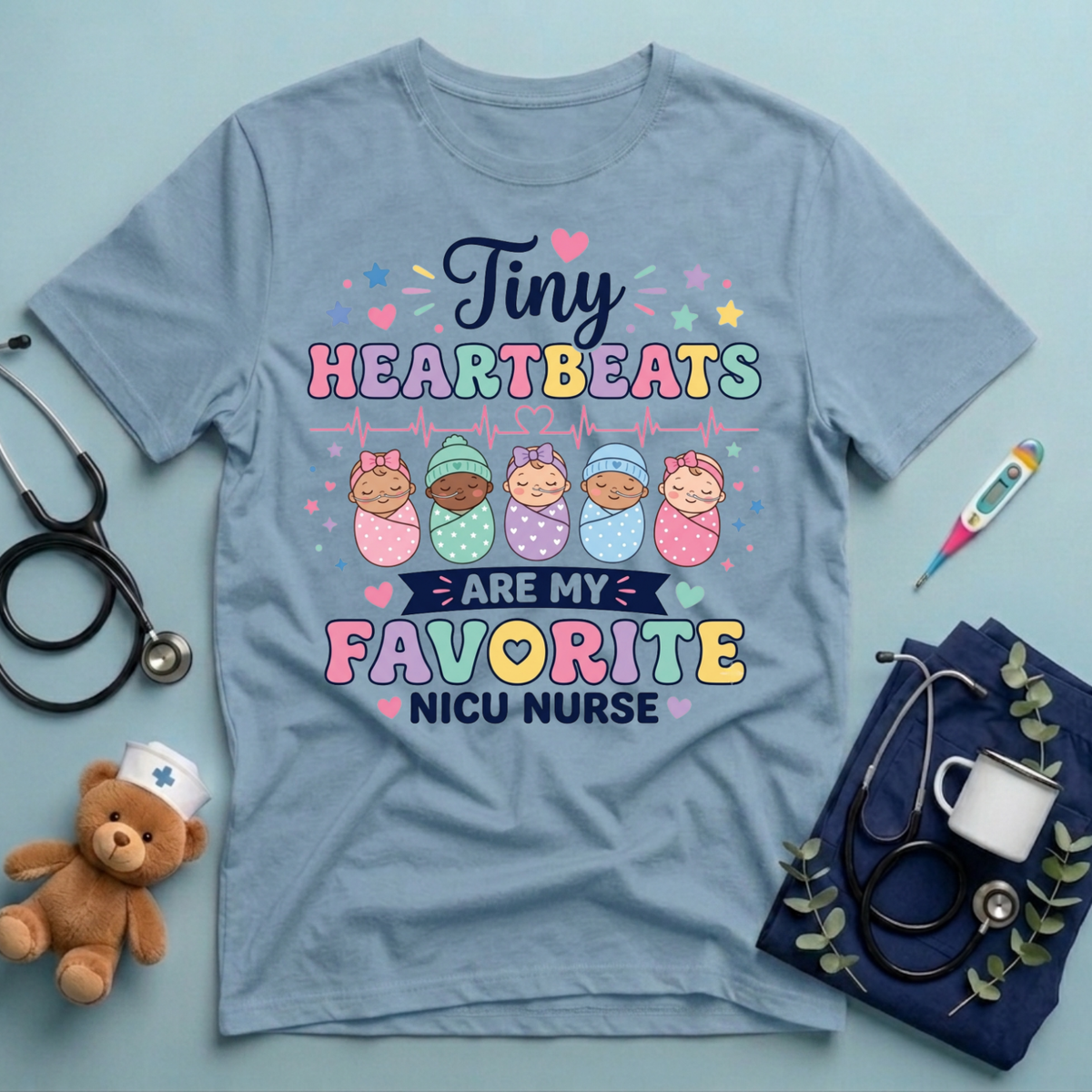 Tiny Heartbeats Are My Favorite T-Shirt