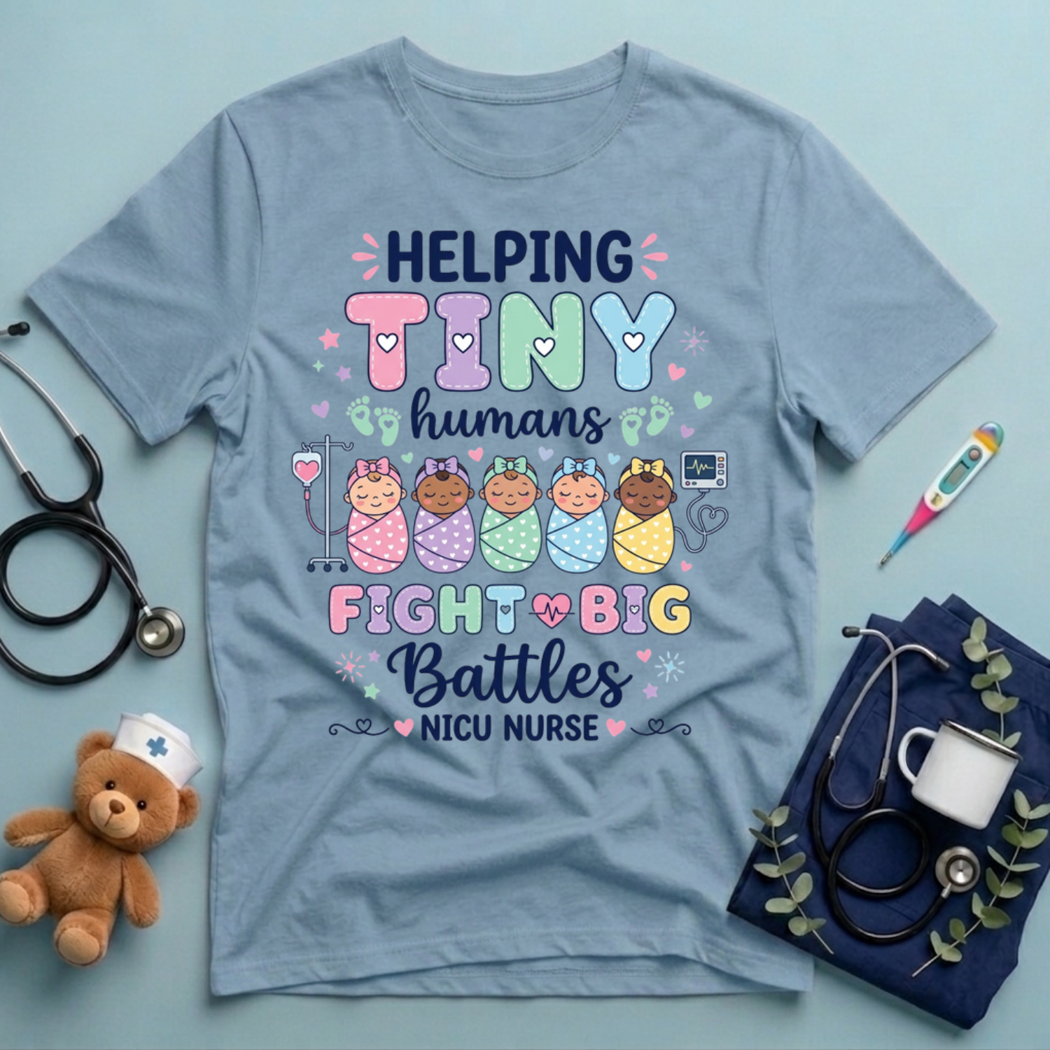 Helping Tiny Humans Fight T-Shirt
