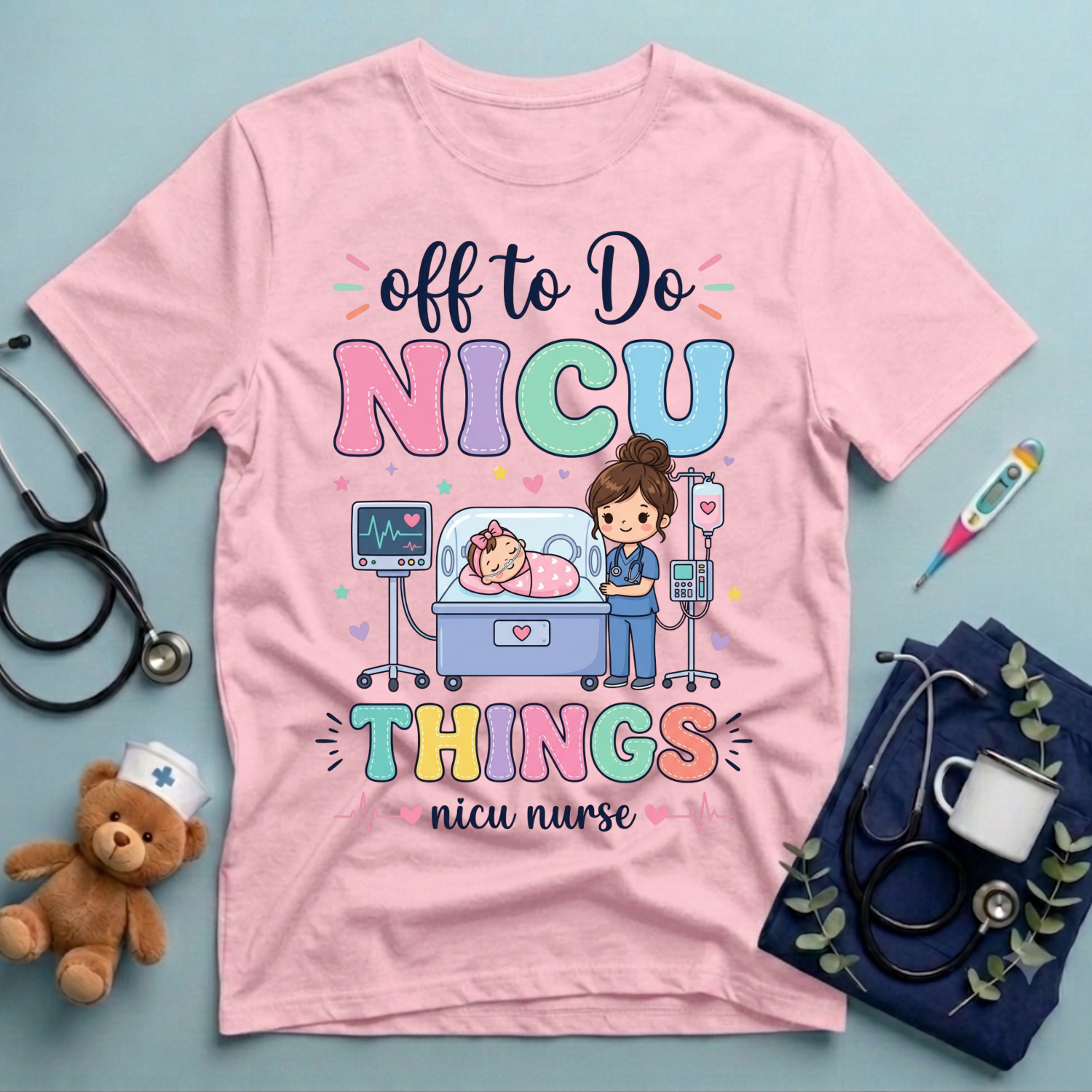 off to Do NICU THINGS T-Shirt