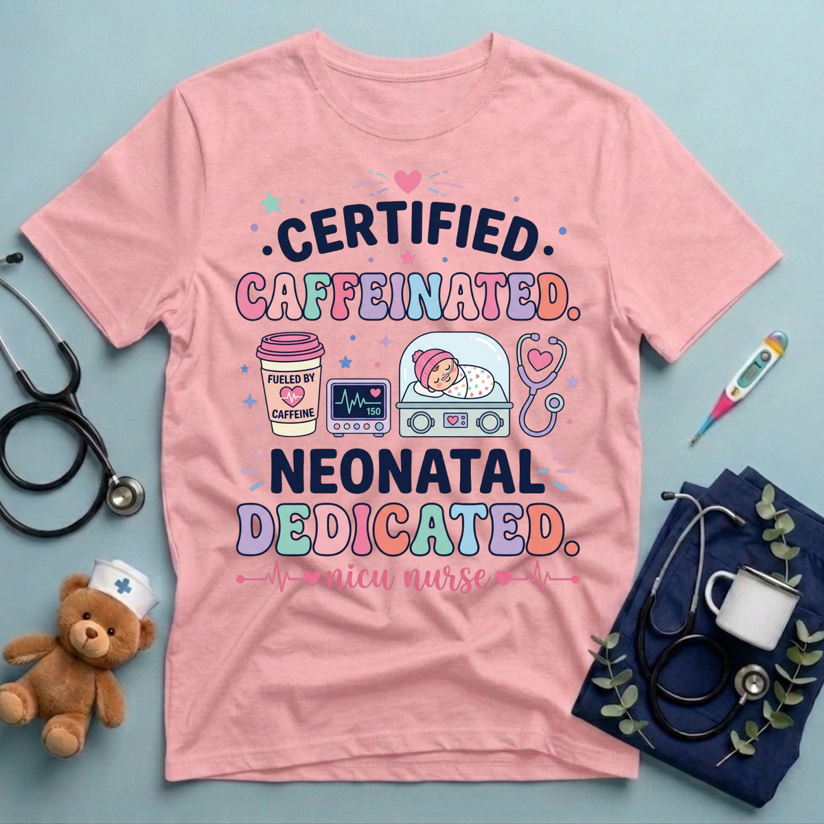 Coffee NICU Nurse T-Shirt