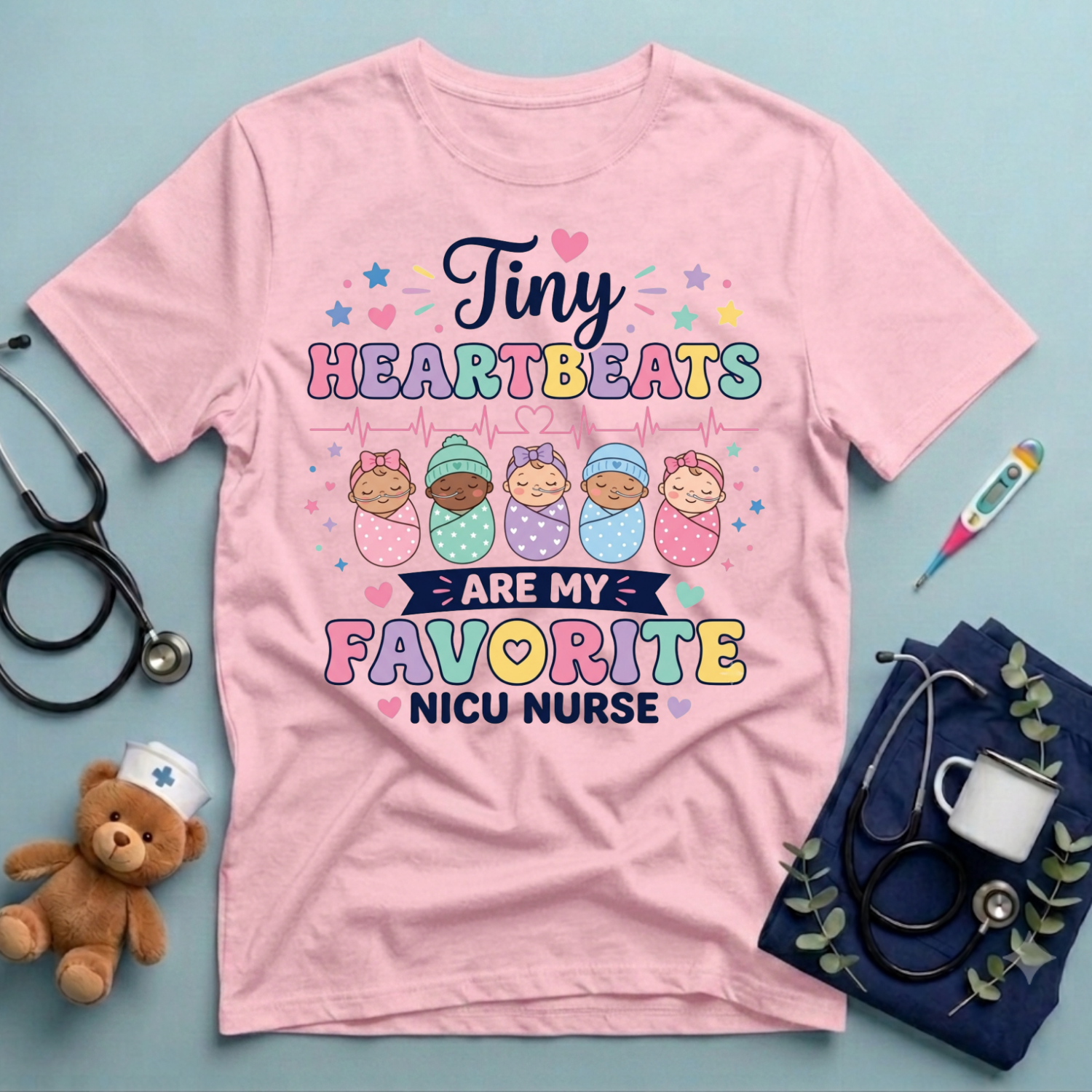 Tiny Heartbeats Are My Favorite T-Shirt