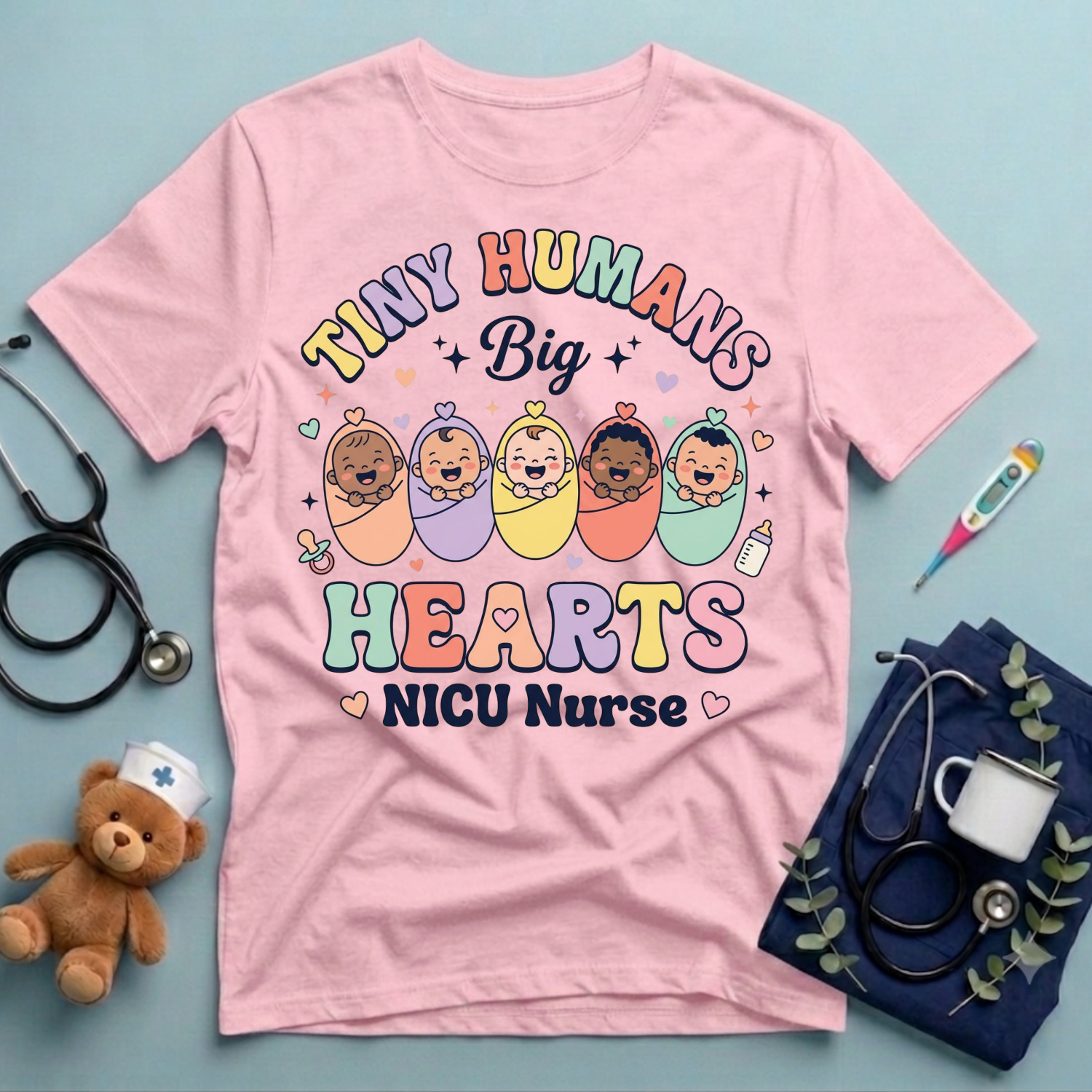 Tiny humans big hearts T-Shirt