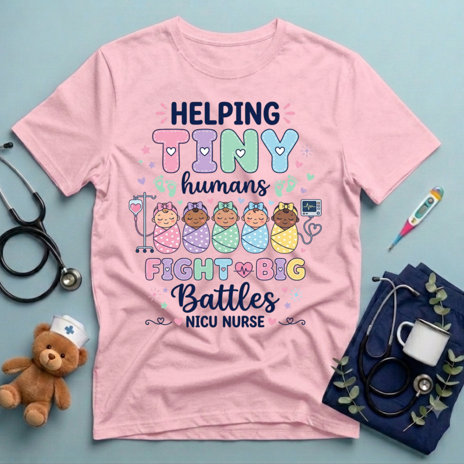 Helping Tiny Humans Fight T-Shirt