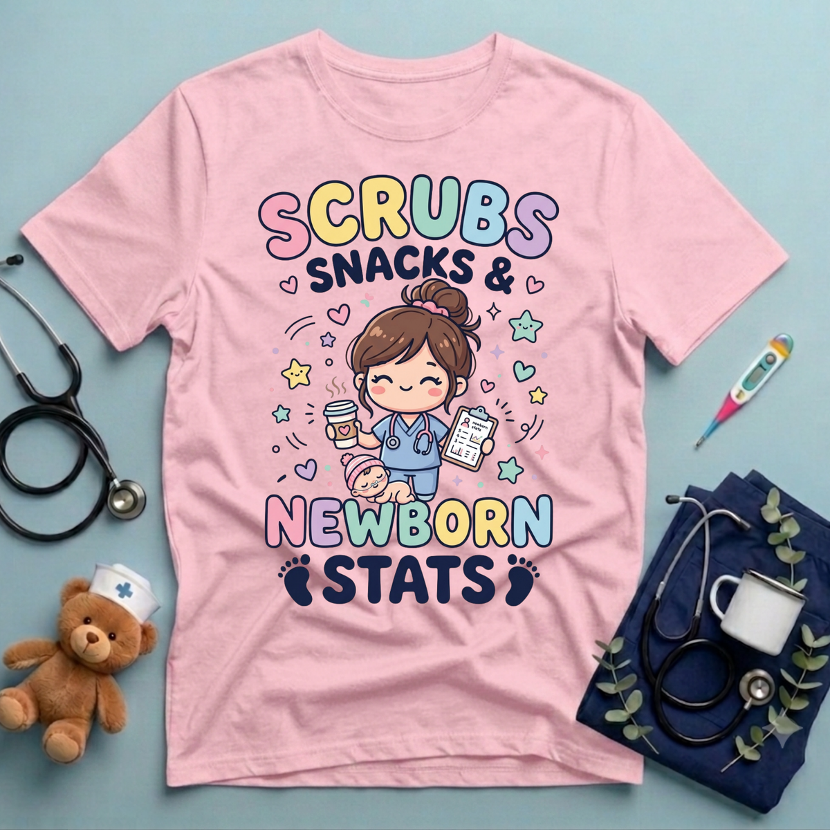 Newborn Stats NICU T-Shirt