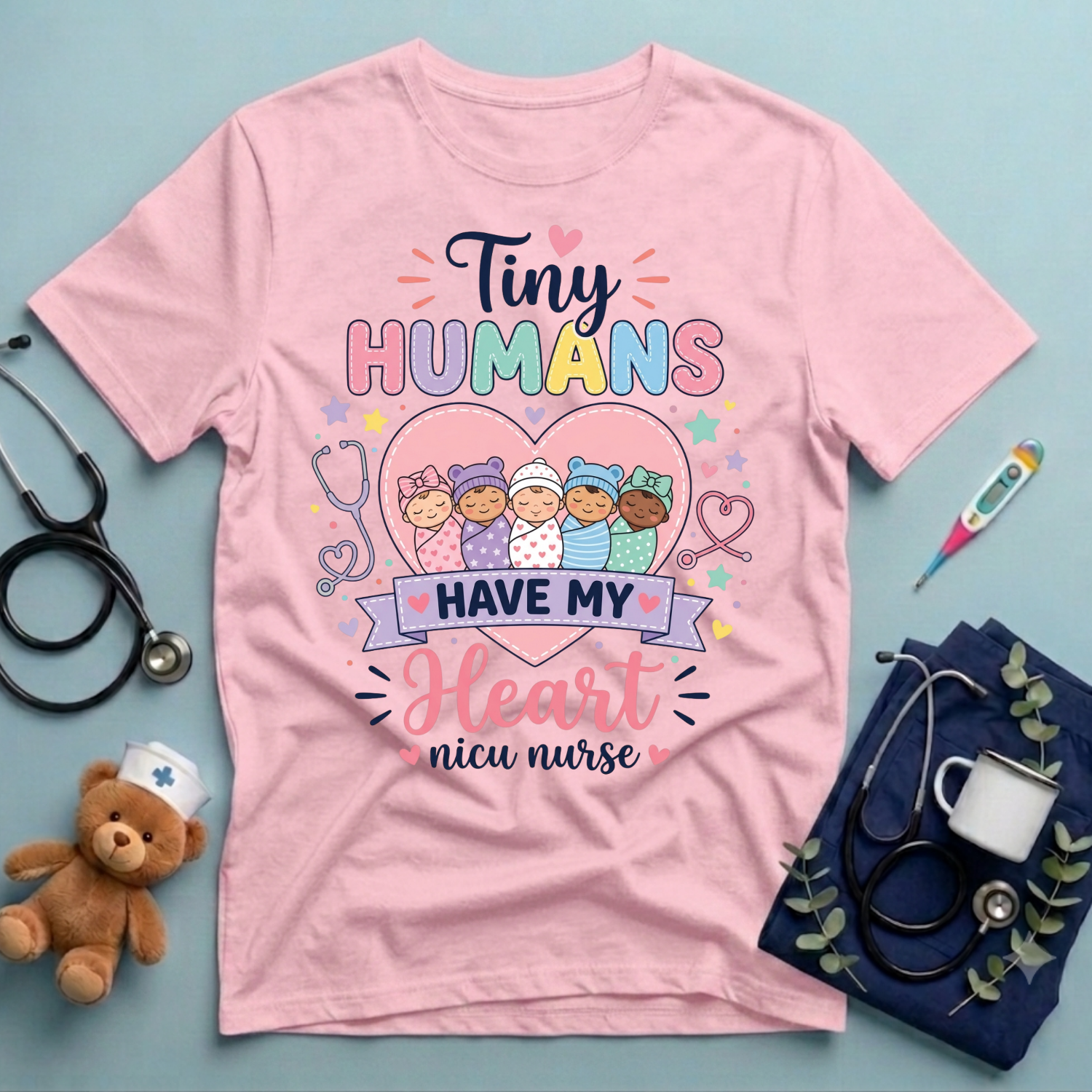 Tiny Humans Have My Heart T-Shirt