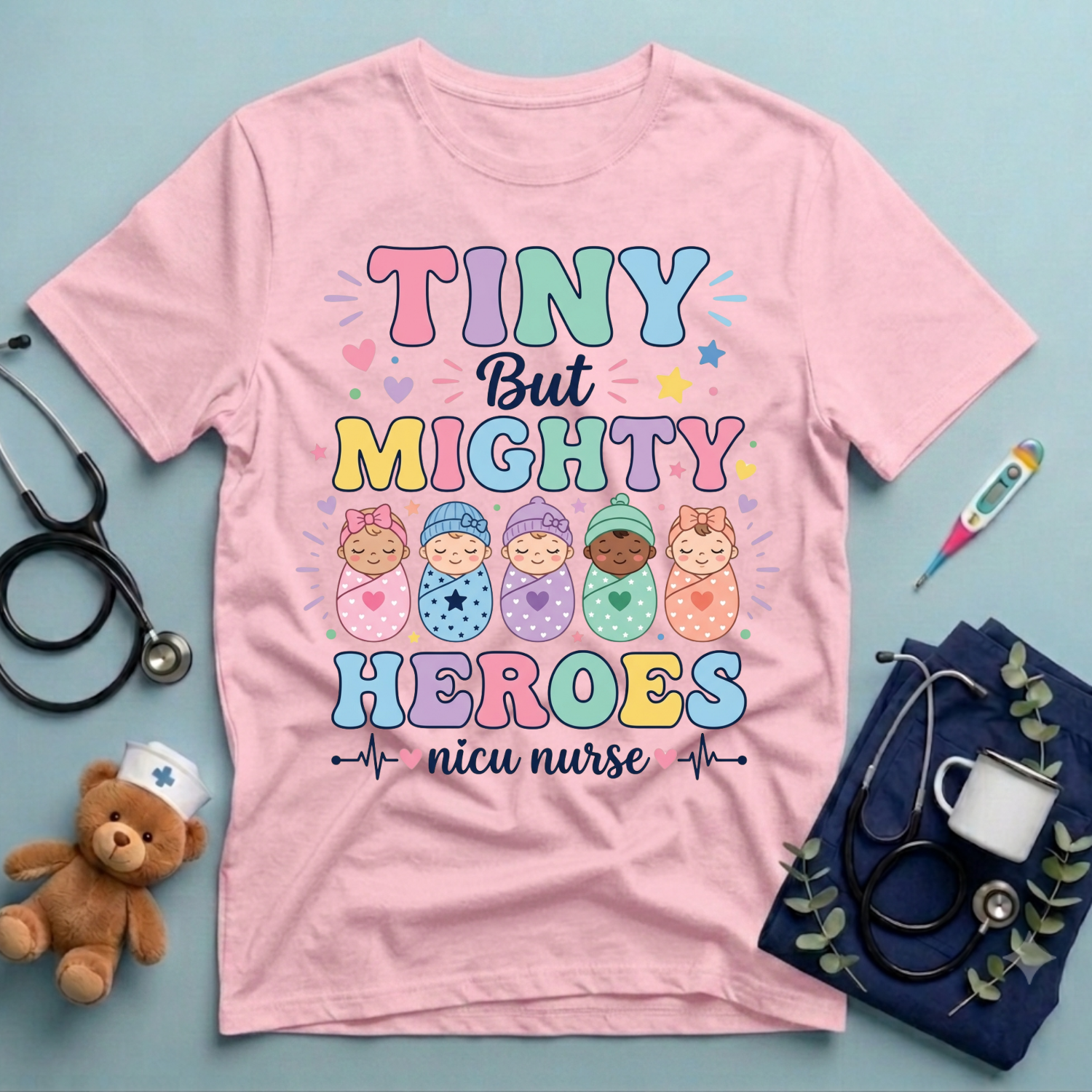 Tiny But Mighty Heroes T-Shirt