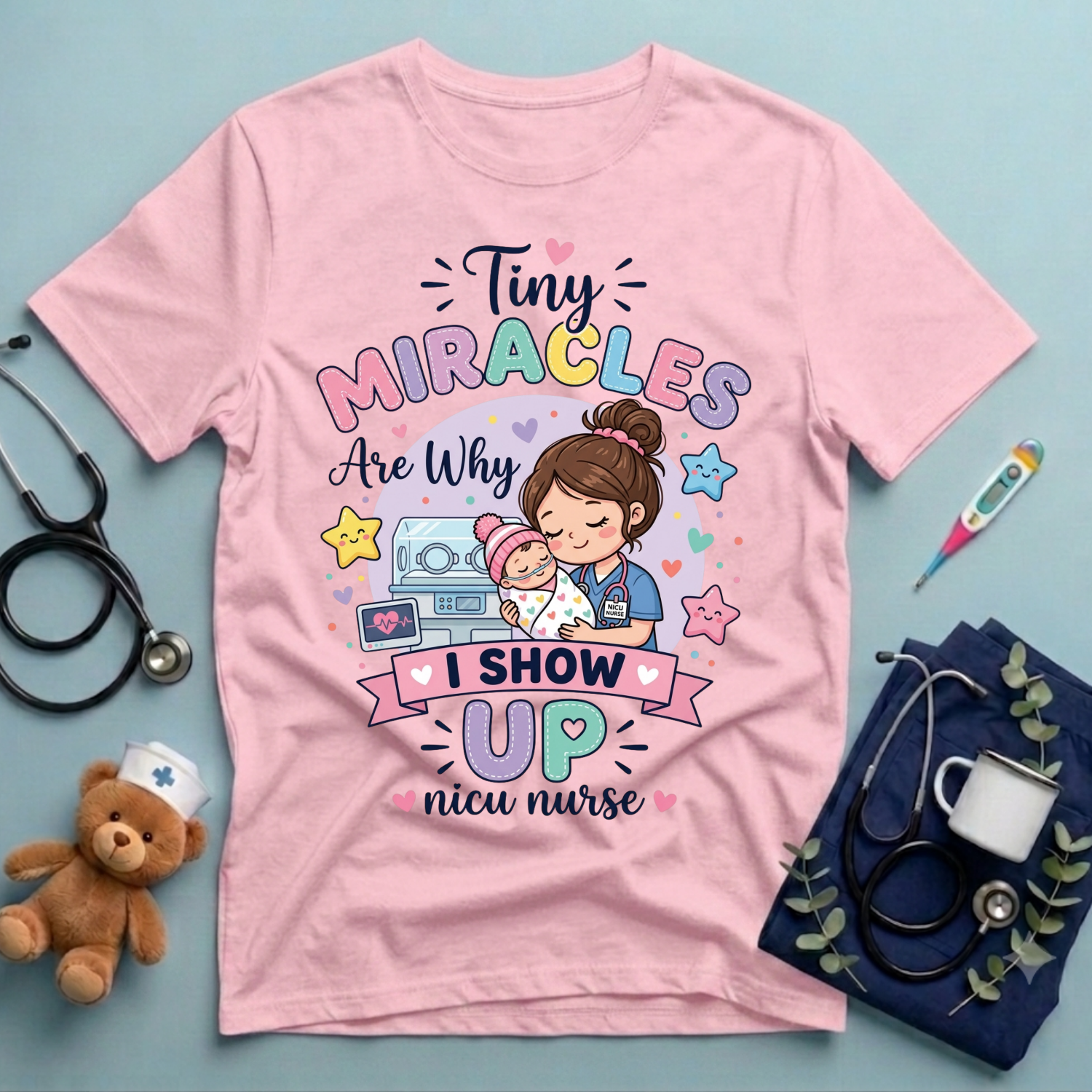 Tiny Miracles Are Why I Show Up T-Shirt