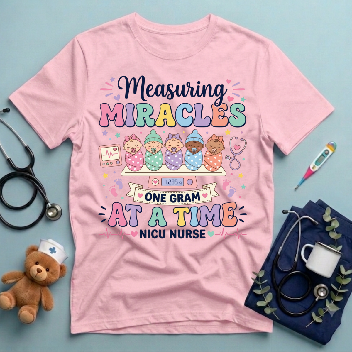Measuring Miracles One Gram T-Shirt