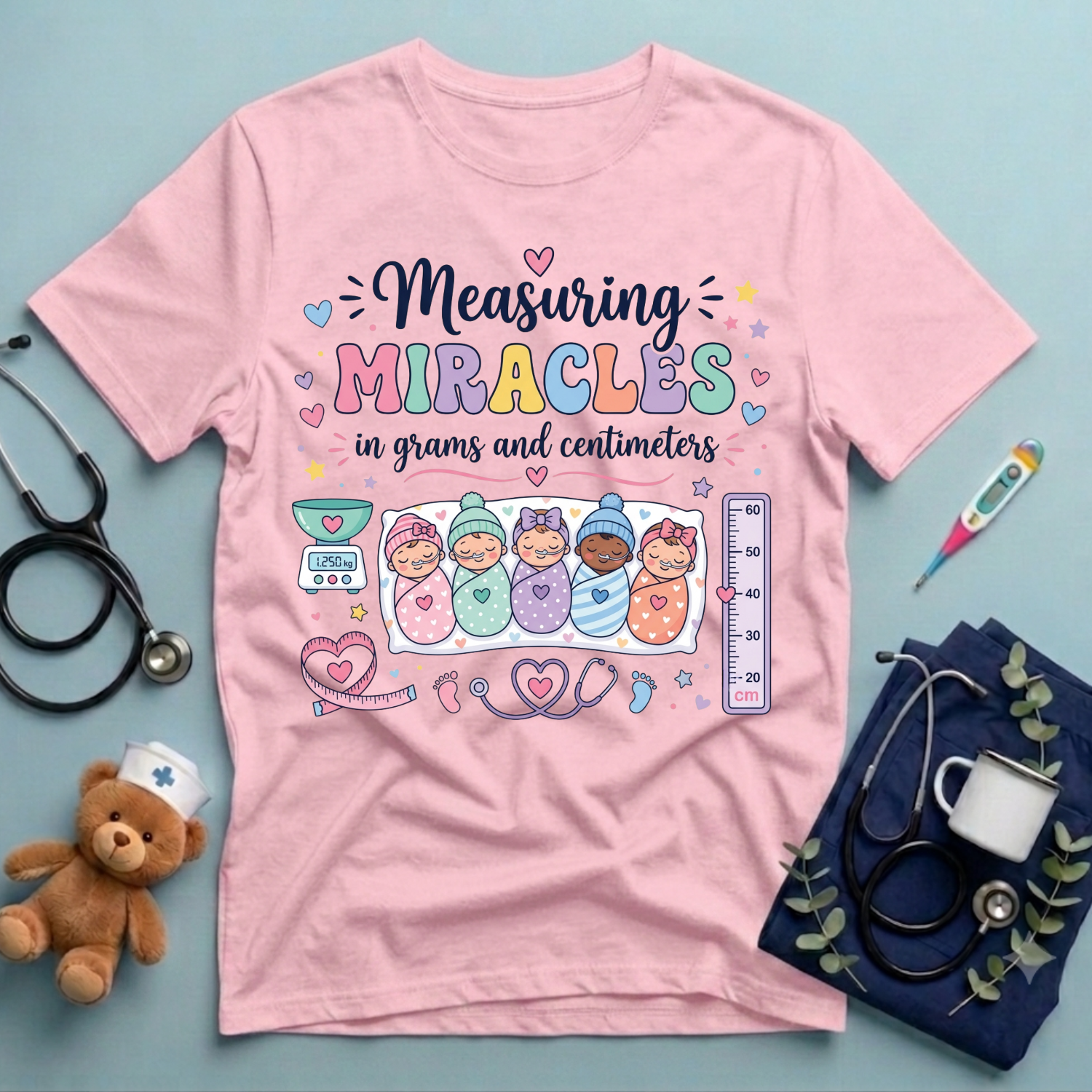 Measuring miracles in grams T-Shirt