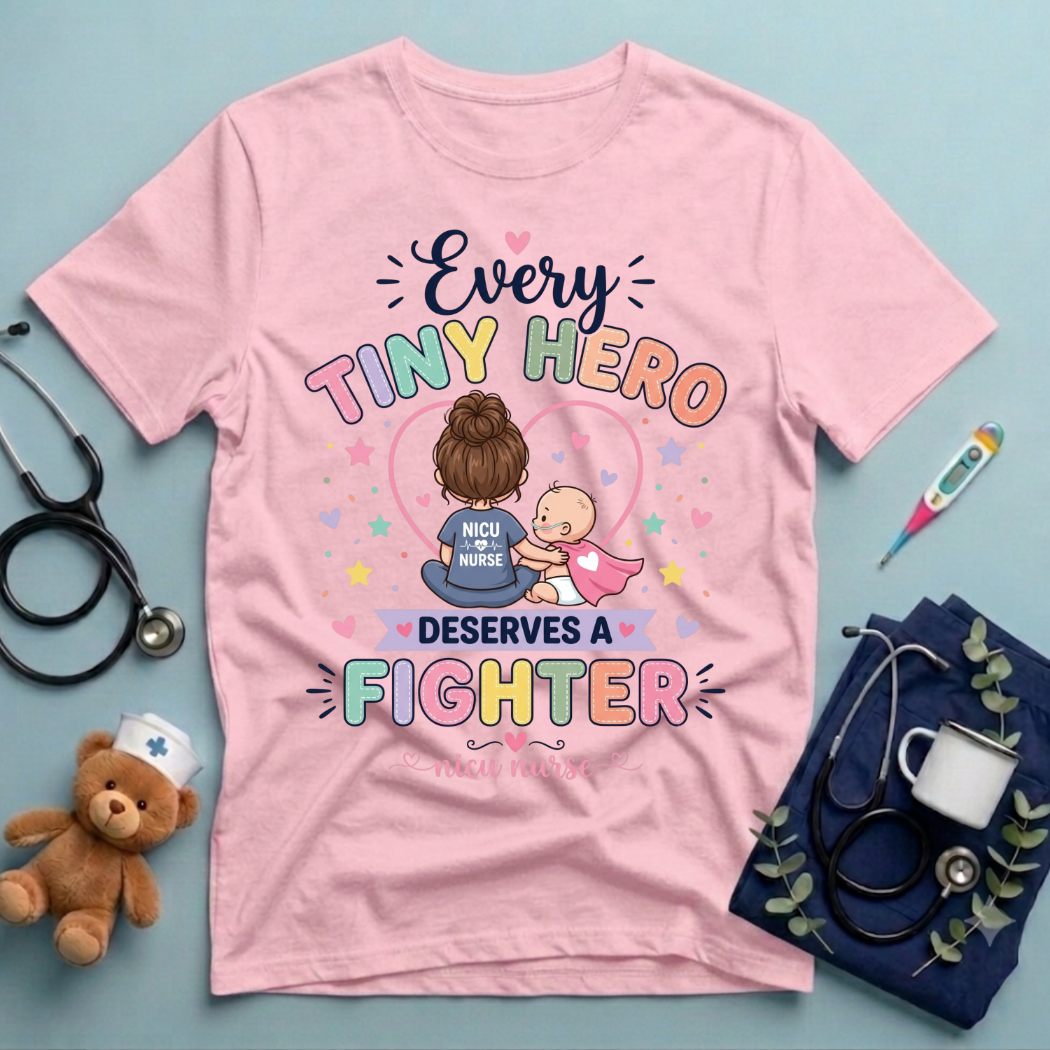 Every Tiny Hero Deserves a Fighter T-Shirt
