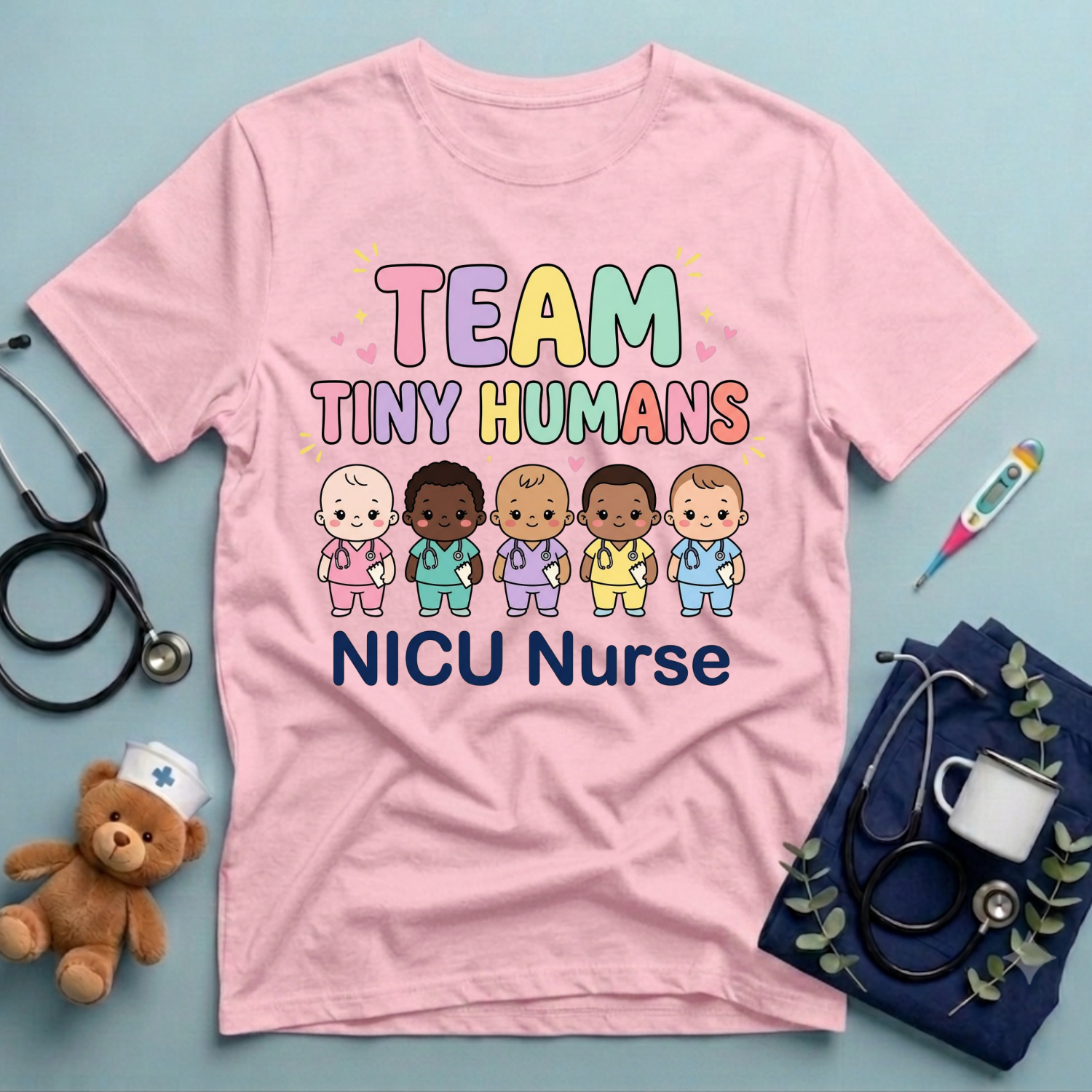 Team Tiny Humans NICU T-Shirt