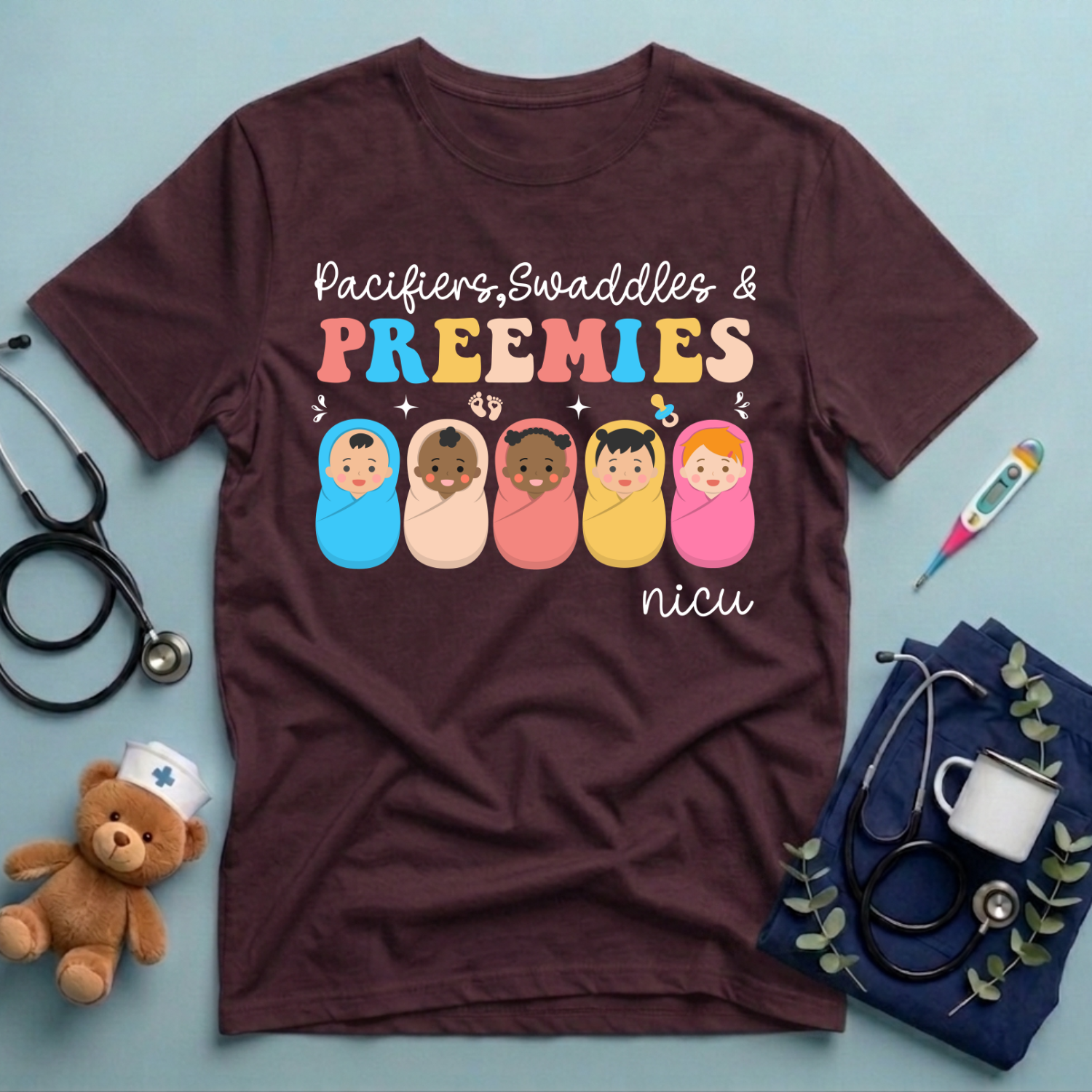 Pacifiers Swaddles & Preemies T-Shirt