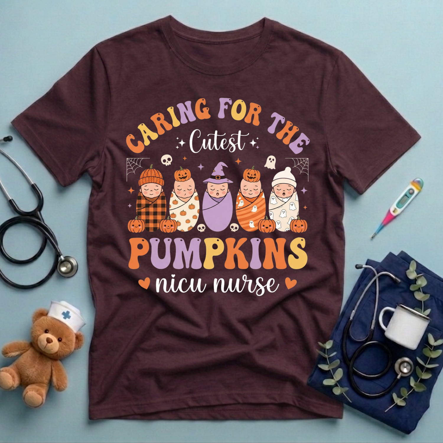 Caring For Cutest Pumpkins T-Shirt