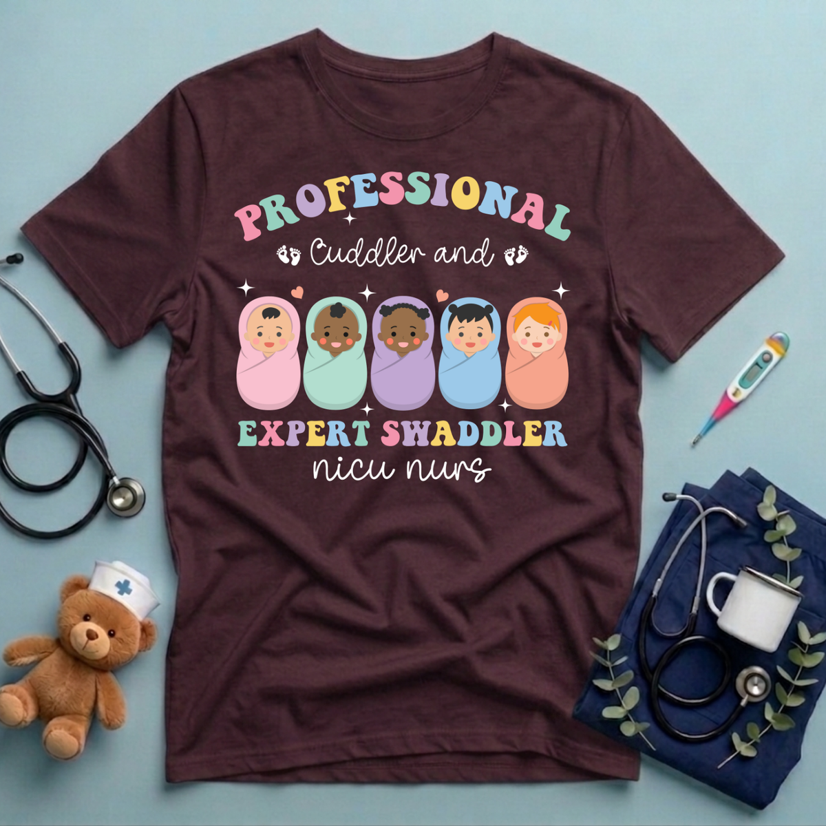Professional Cuddler NICU Nurse T-Shirt