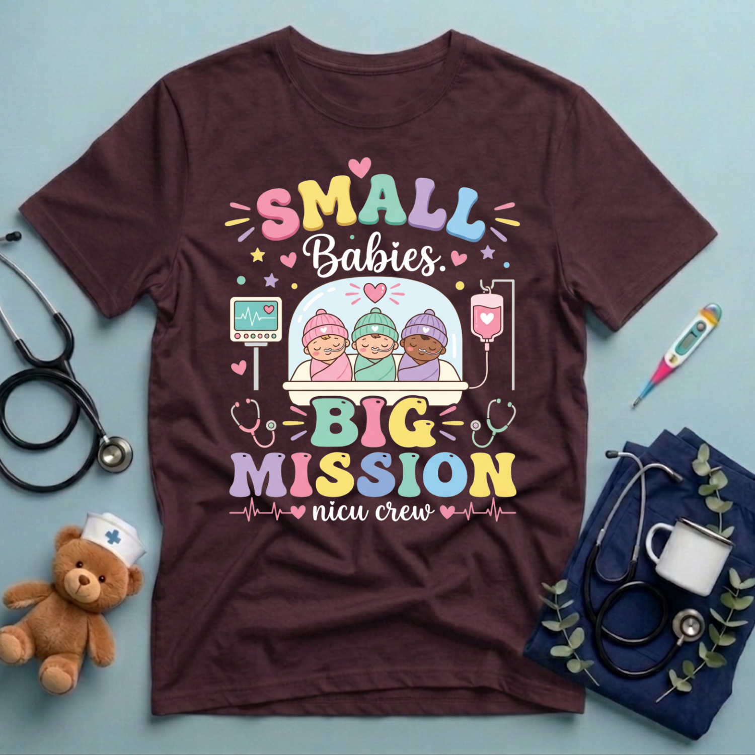 Small Babies. Big Mission T-Shirt