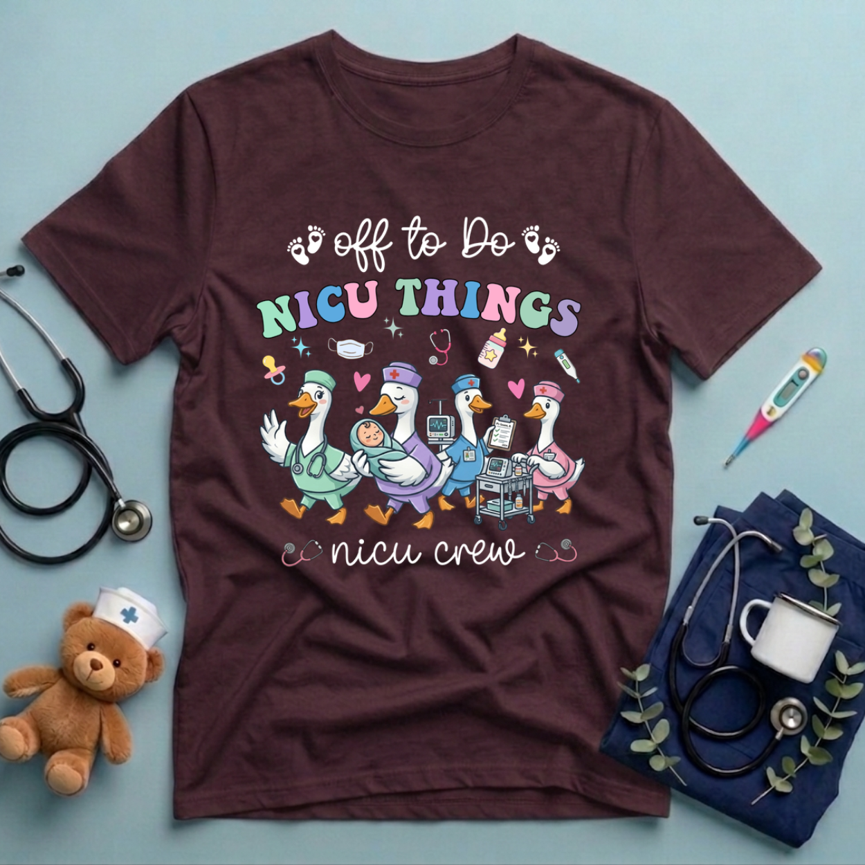 Funny NICU Nurse Gift T-Shirt