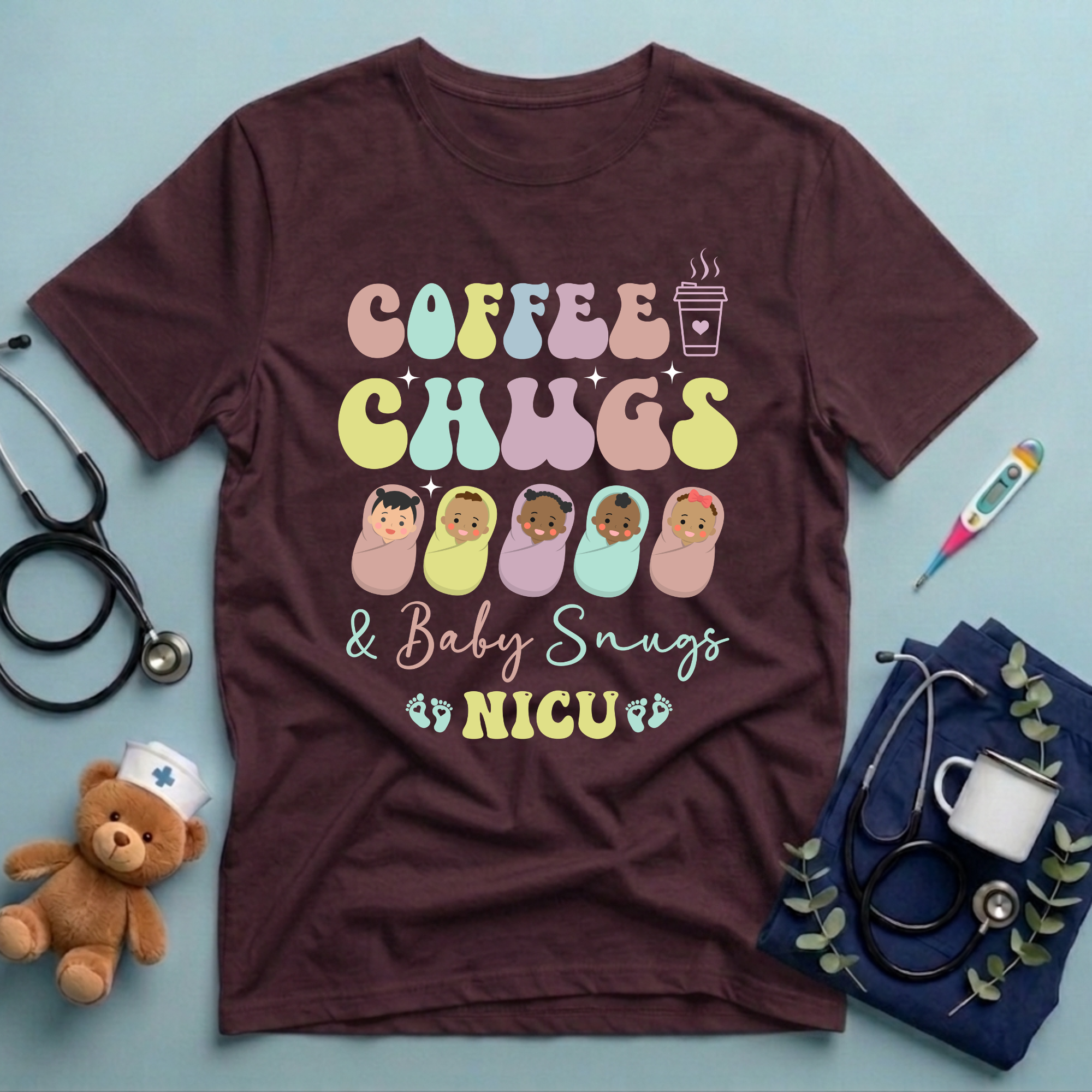 Coffee Chugs Baby Snugs T-Shirt