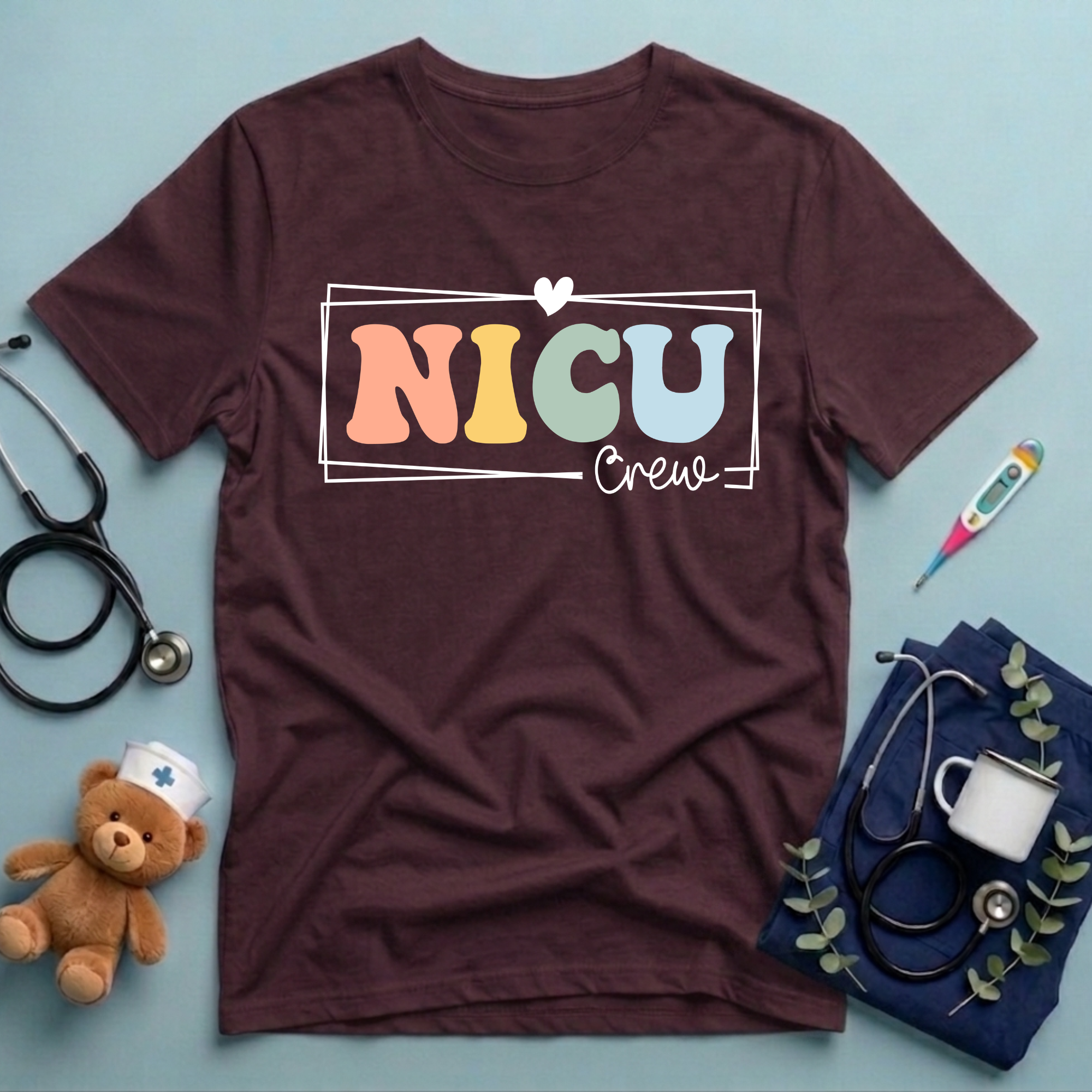 Retro NICU Nurse T-Shirt
