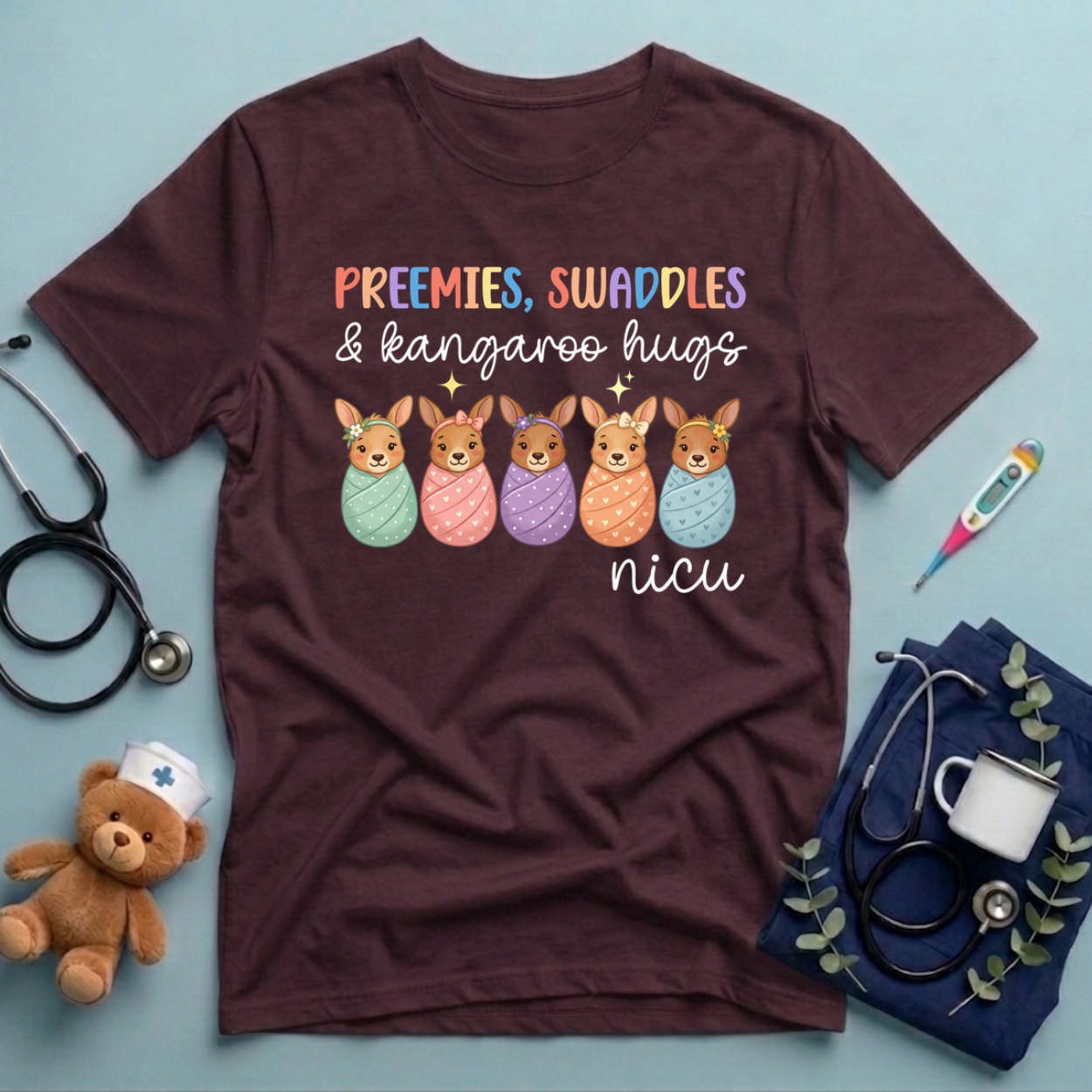 Kangaroo Hugs NICU T-Shirt