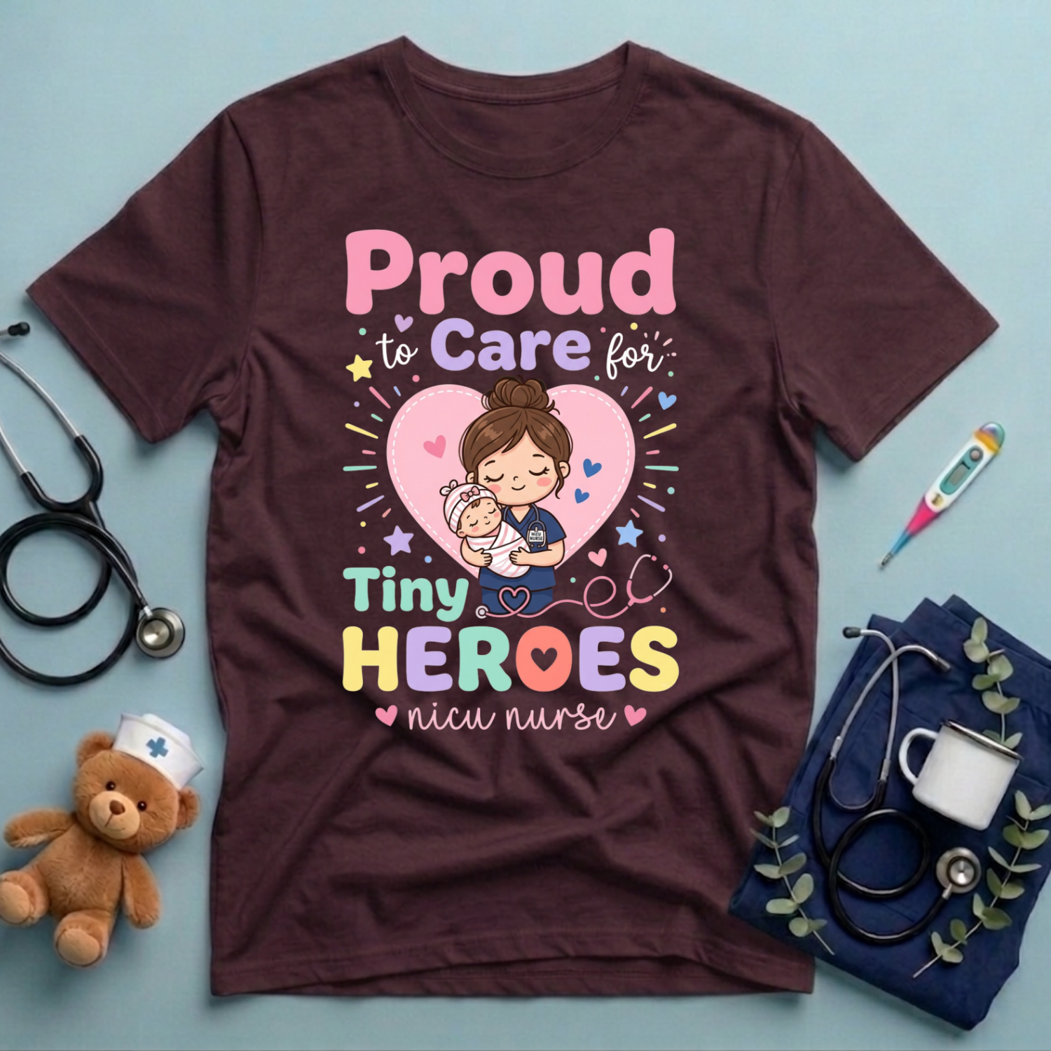 Proud Care for Tiny Heroes T-Shirt