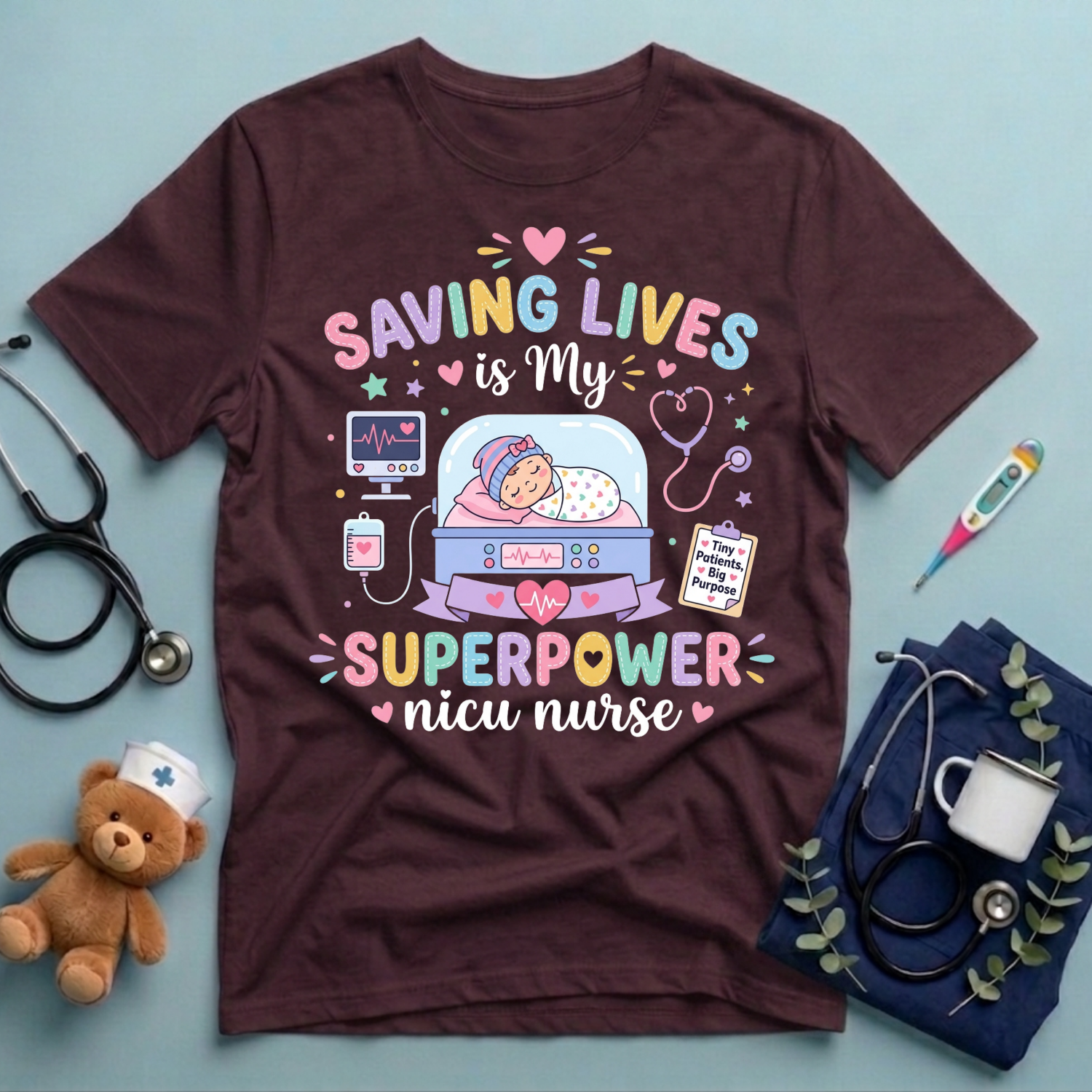 Saving Lives is My Superpower T-Shirt
