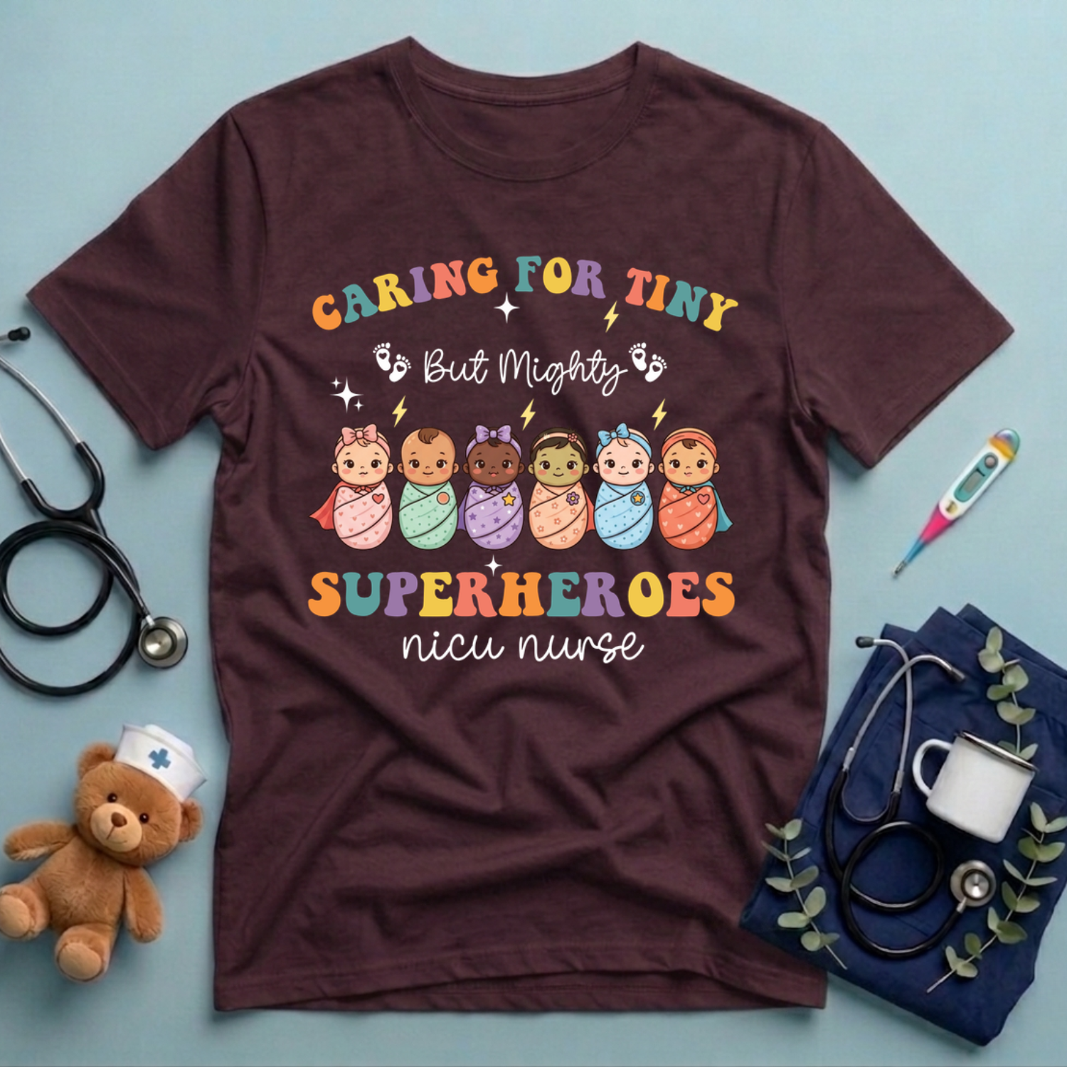 Caring For Tiny Superheroes T-Shirt