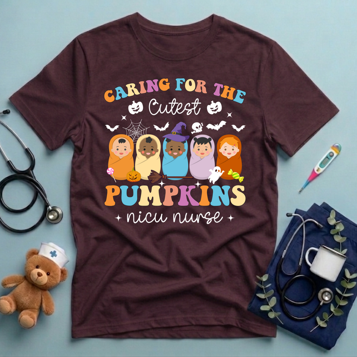 Caring for Cutest Pumpkins T-Shirt