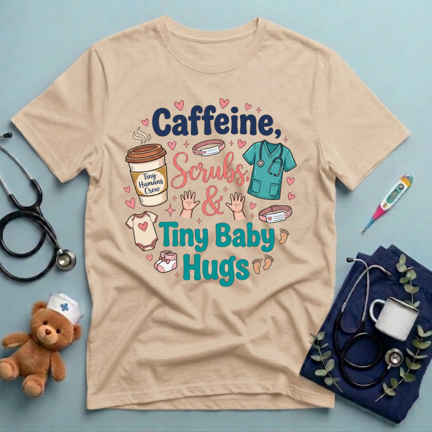Coffee & Baby Hugs  T-Shirt