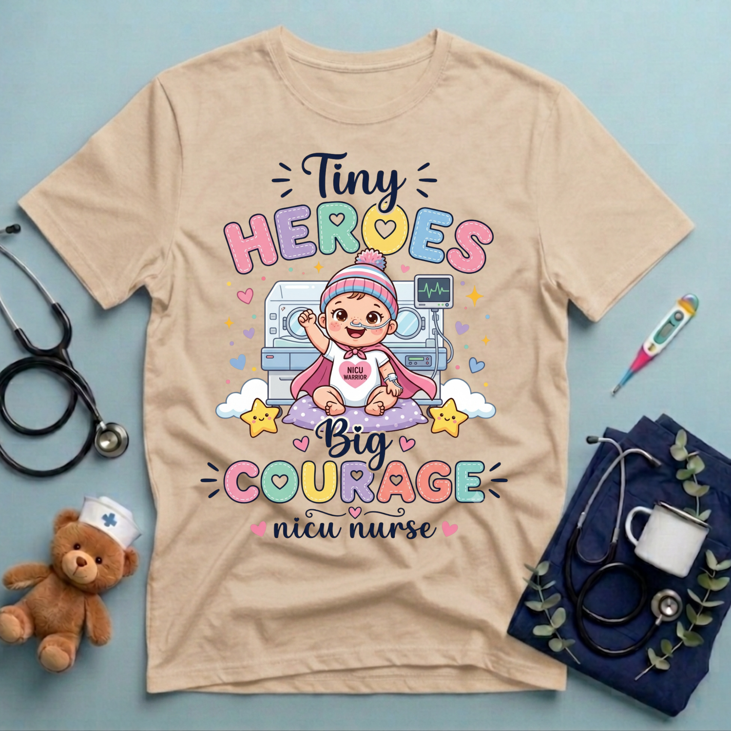 Tiny Heroes, Big Courage T-Shirt