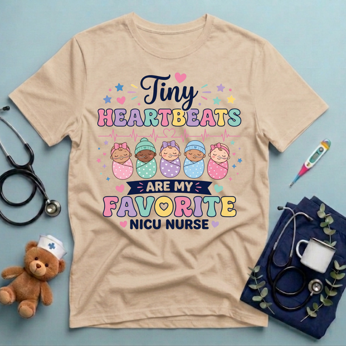 Tiny Heartbeats Are My Favorite T-Shirt