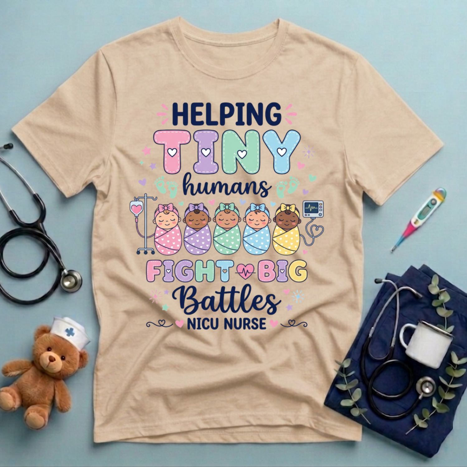 Helping Tiny Humans Fight T-Shirt