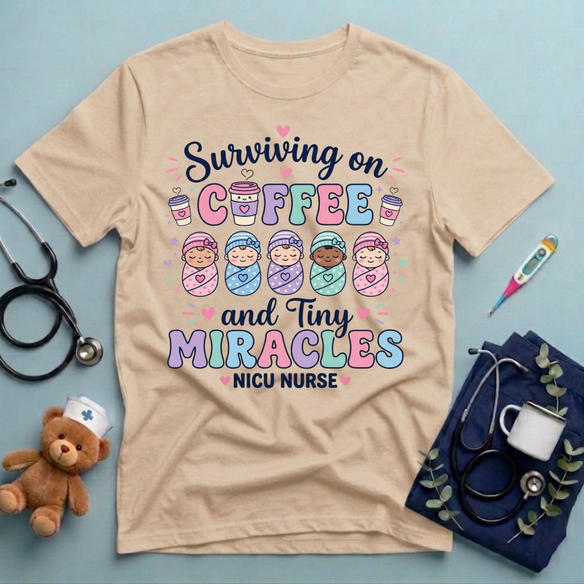 Surviving on Coffee T-Shirt