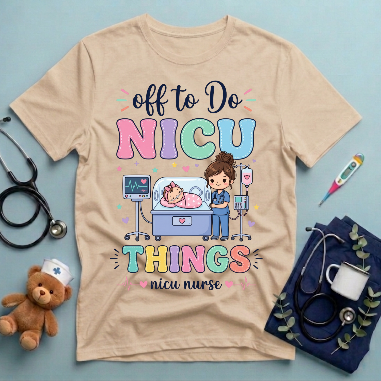 off to Do NICU THINGS T-Shirt