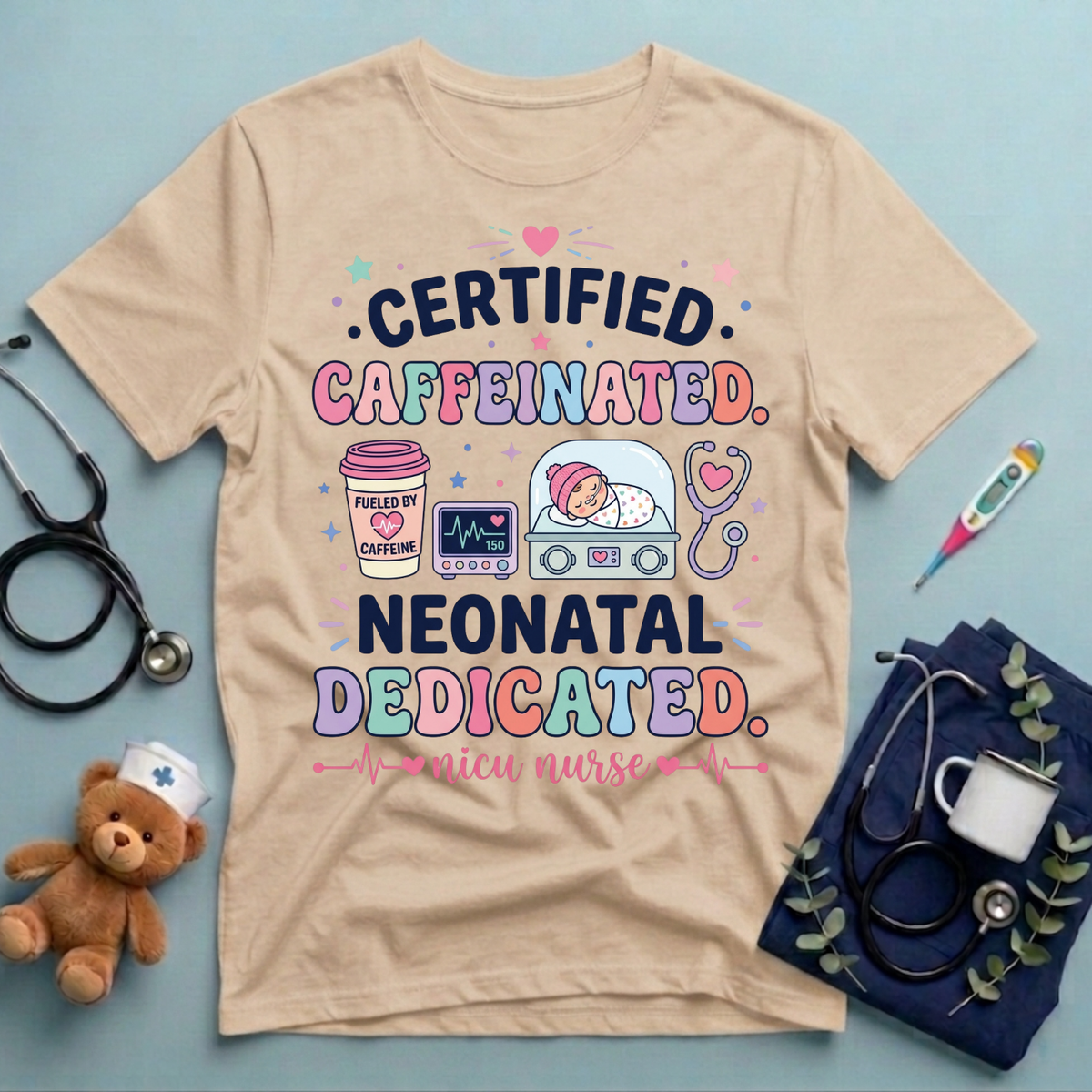 Coffee NICU Nurse T-Shirt