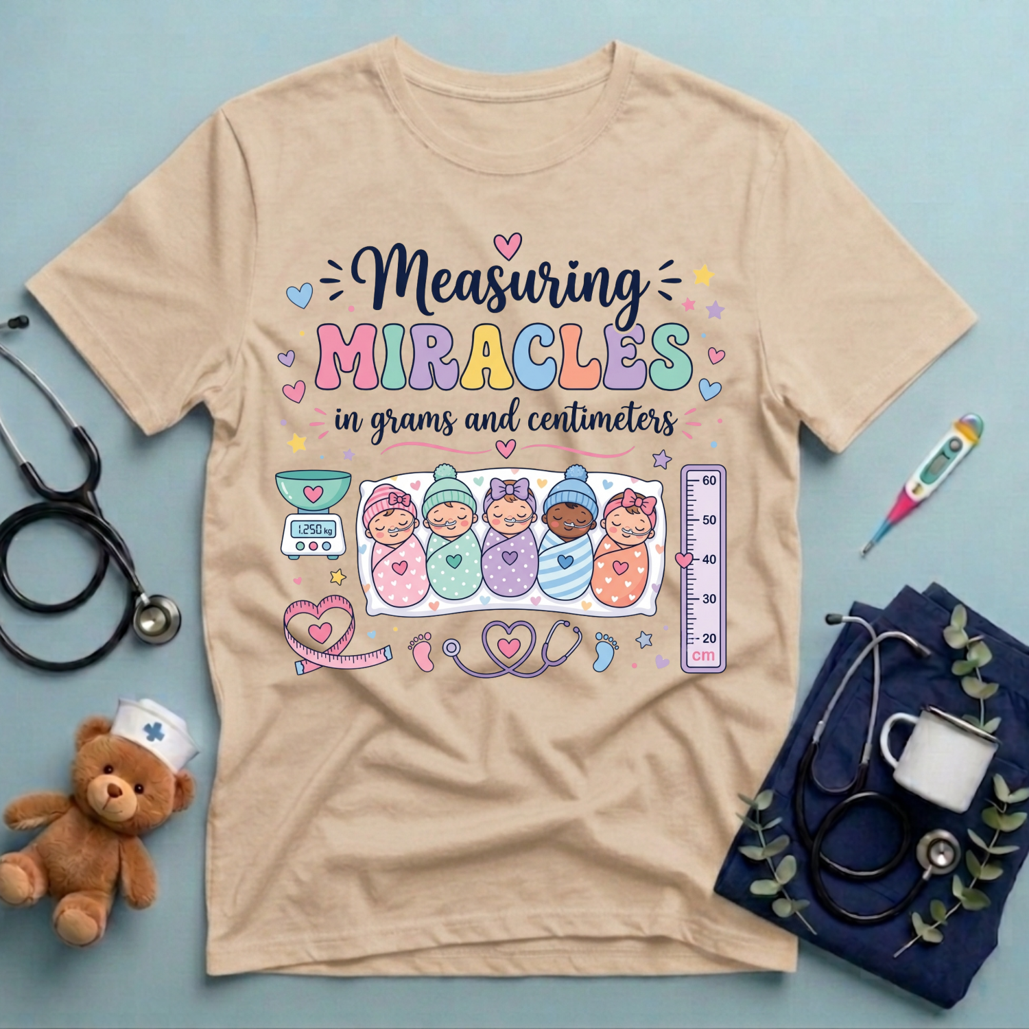 Measuring miracles in grams T-Shirt