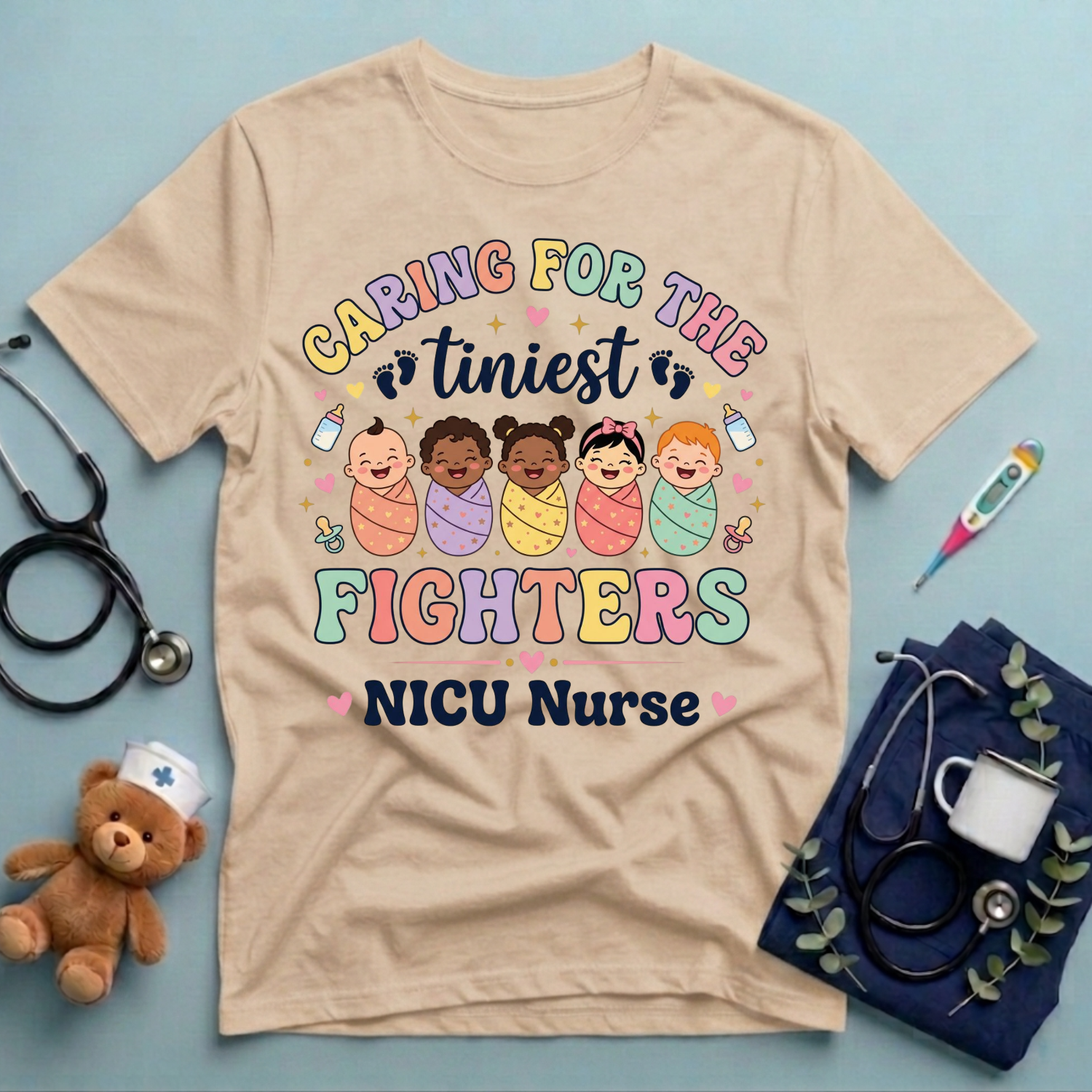 Caring for the tiniest fighters T-Shirt