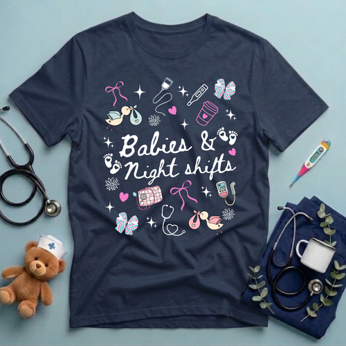 Babies Night Shifts NICU T-Shirt