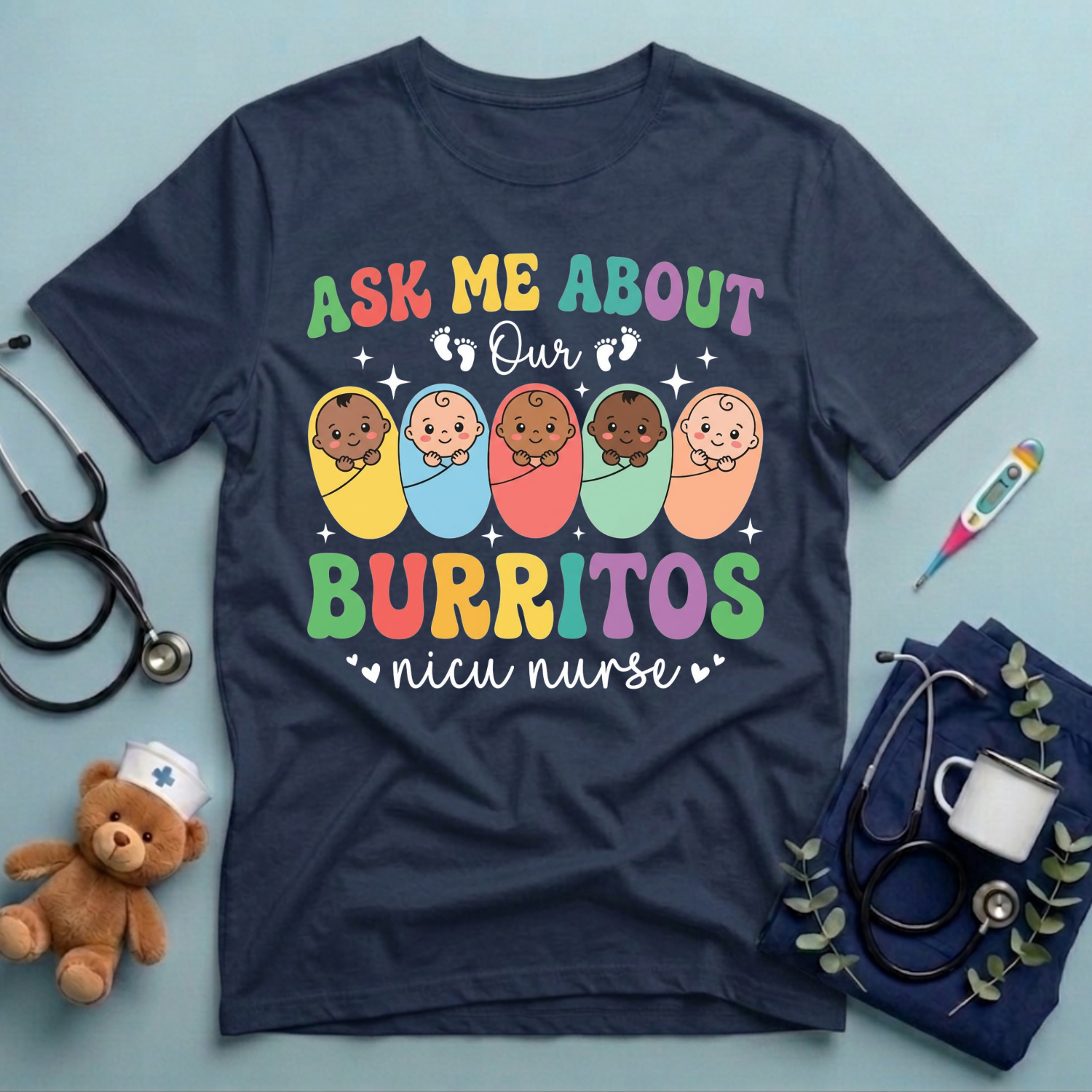 Ask Me About Our Burritos T-Shirt
