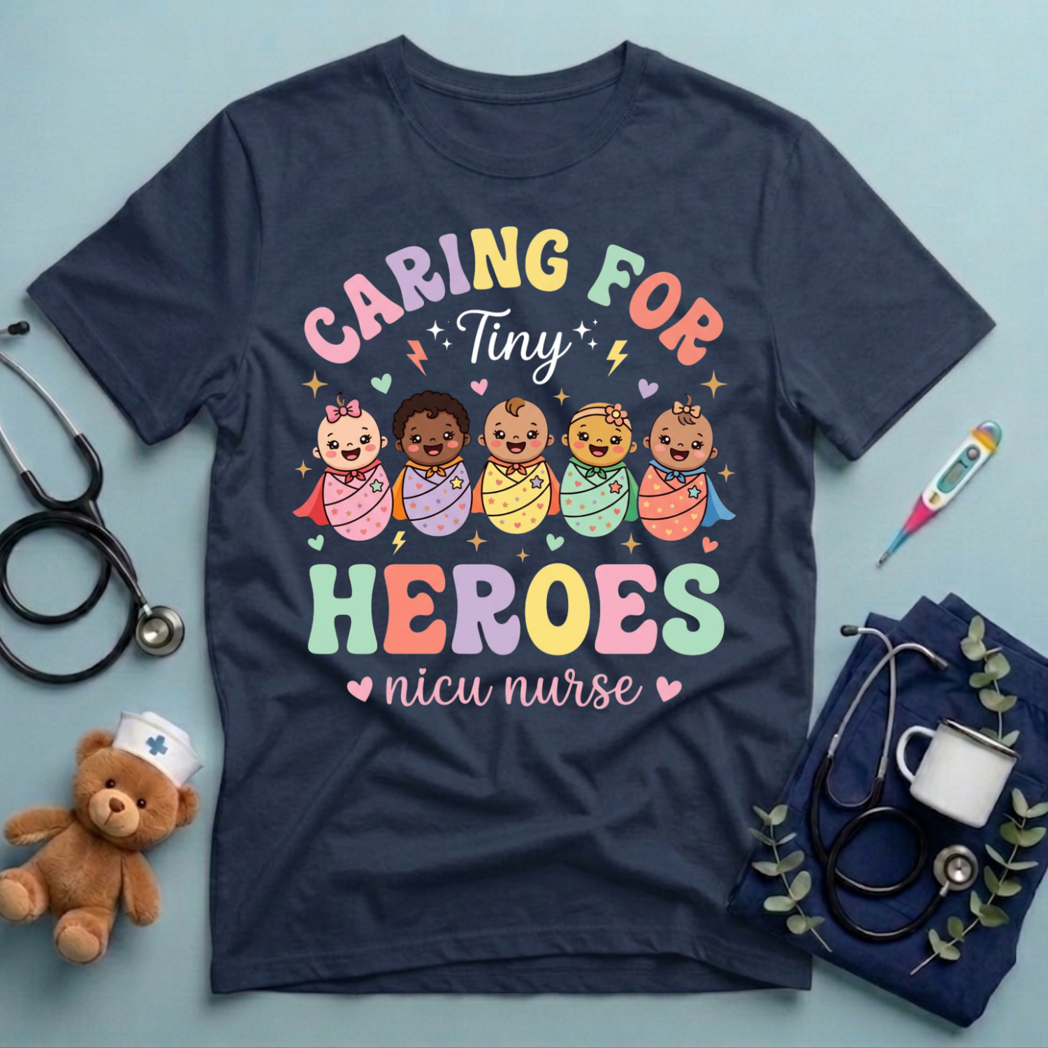 Caring for Tiny Heroes T-Shirt