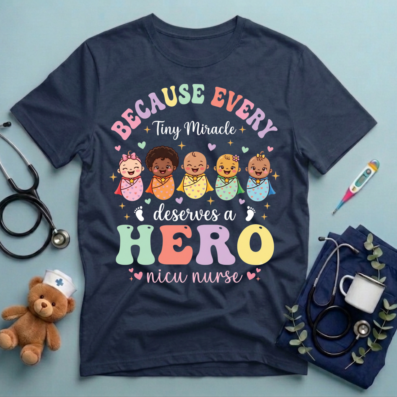 Tiny Miracle Deserves Hero T-Shirt