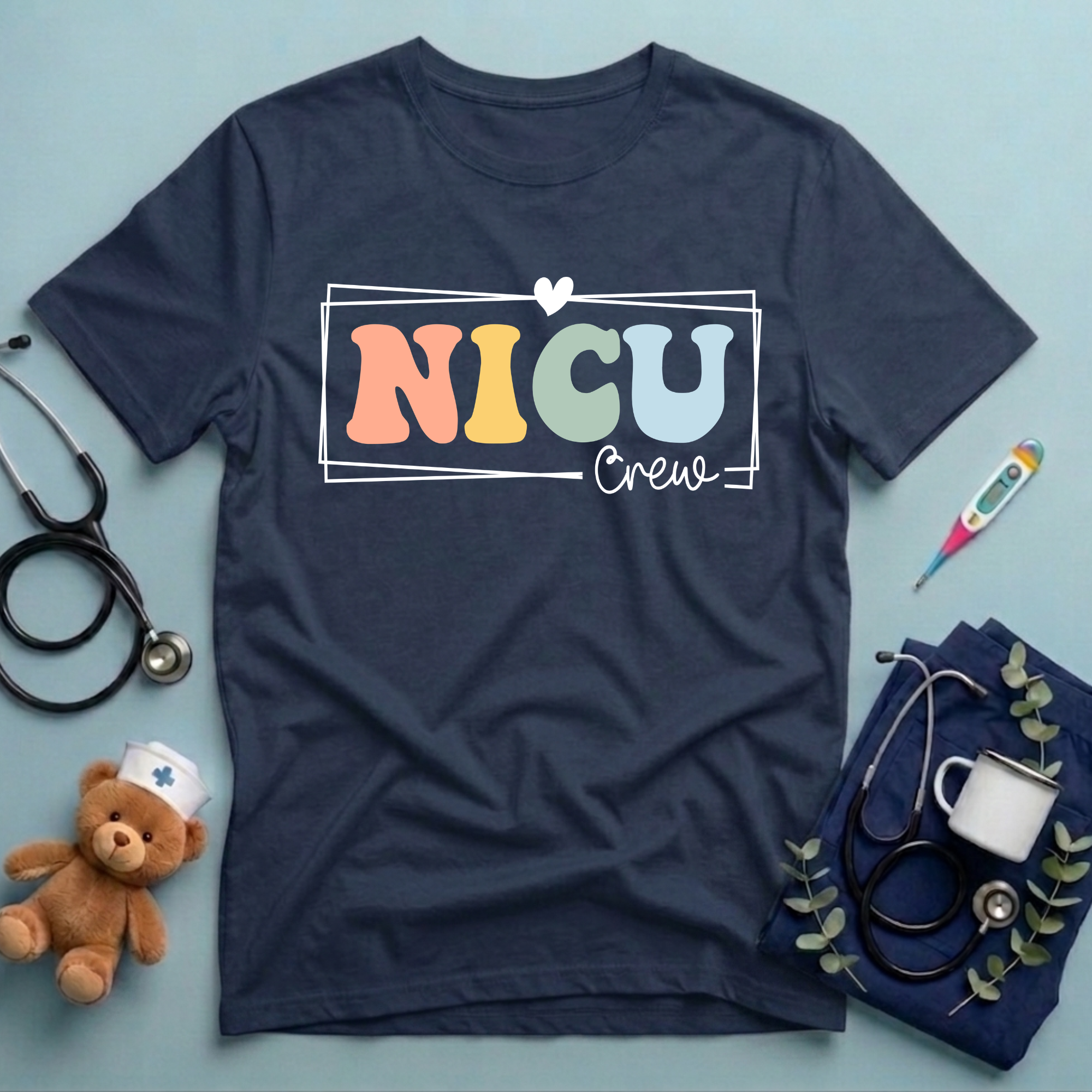 Retro NICU Nurse T-Shirt