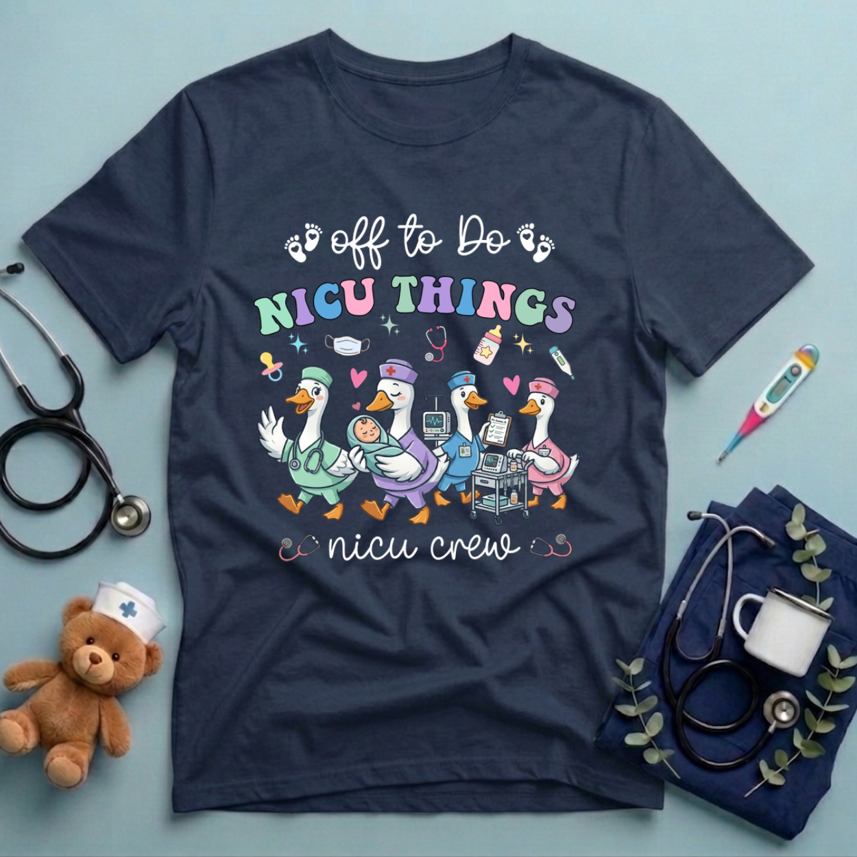 Funny NICU Nurse Gift T-Shirt