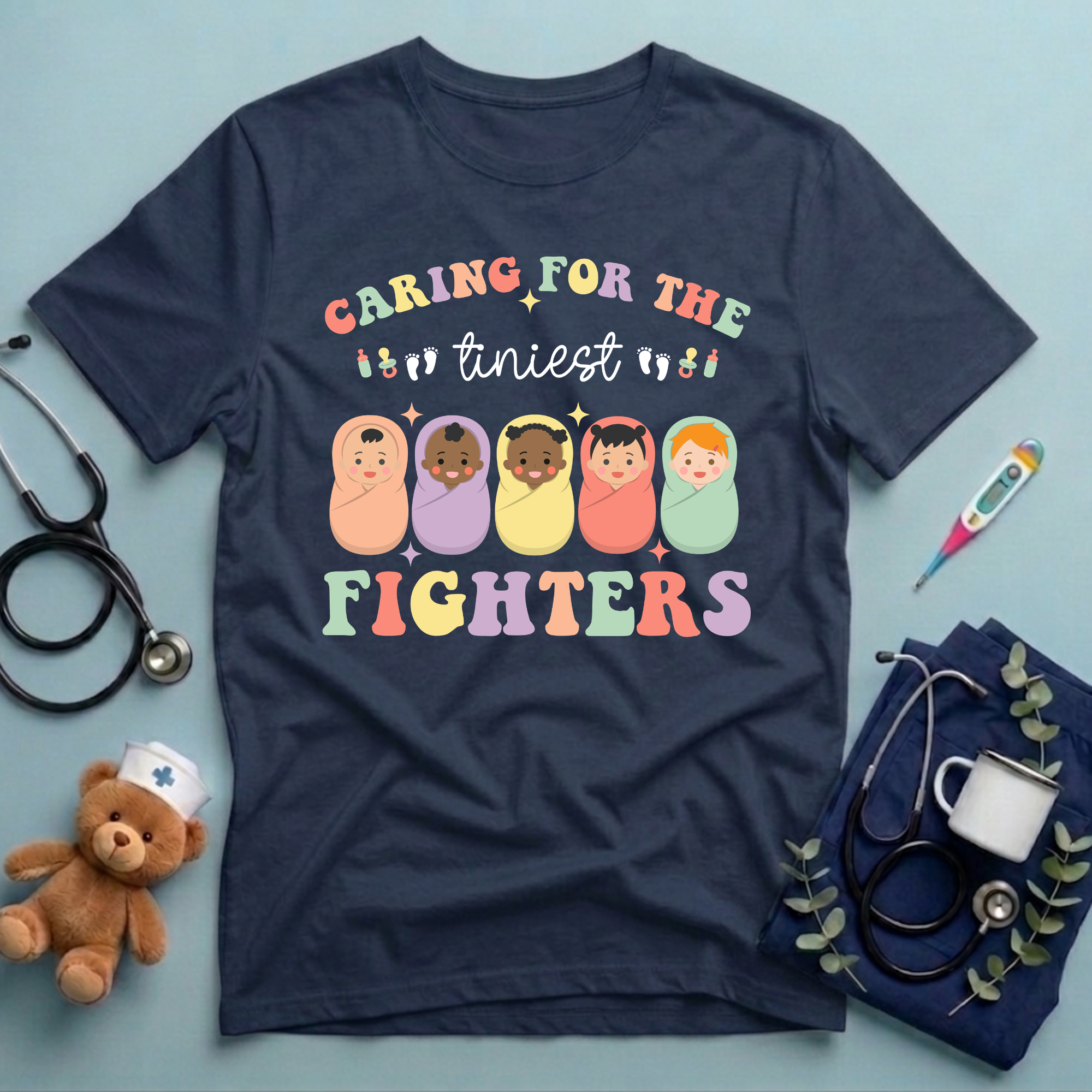 Caring for Tiniest Fighters T-Shirt