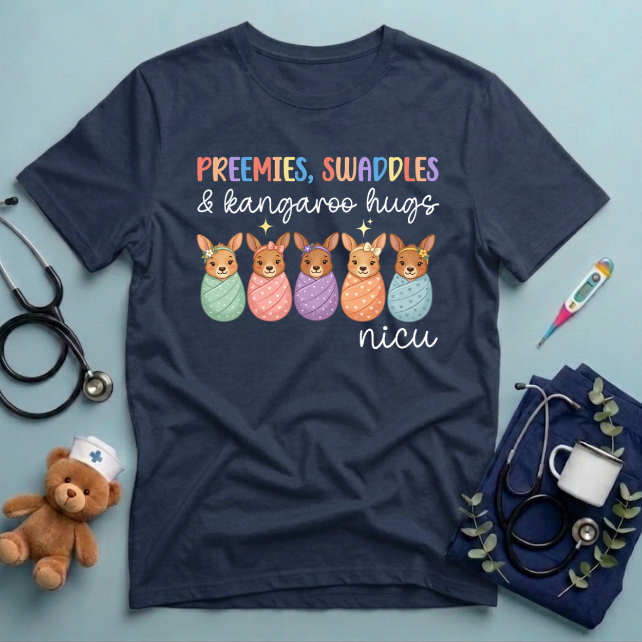 Kangaroo Hugs NICU T-Shirt